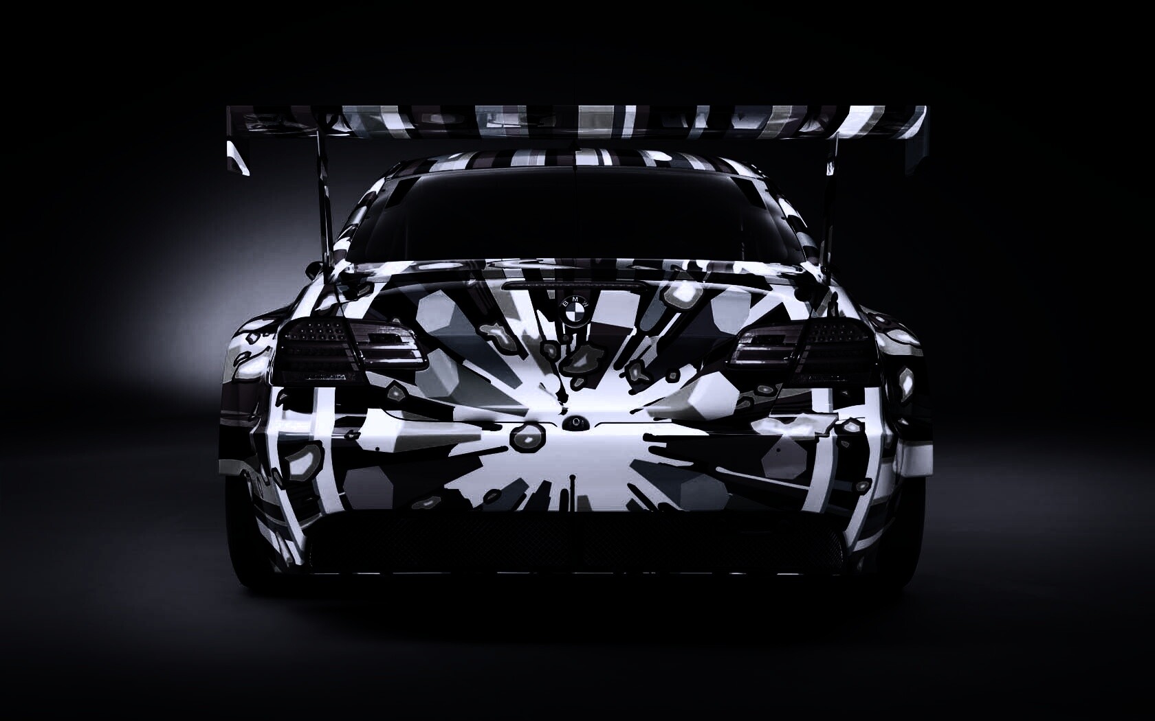 BMW  в сумасшедшем окрасе обои