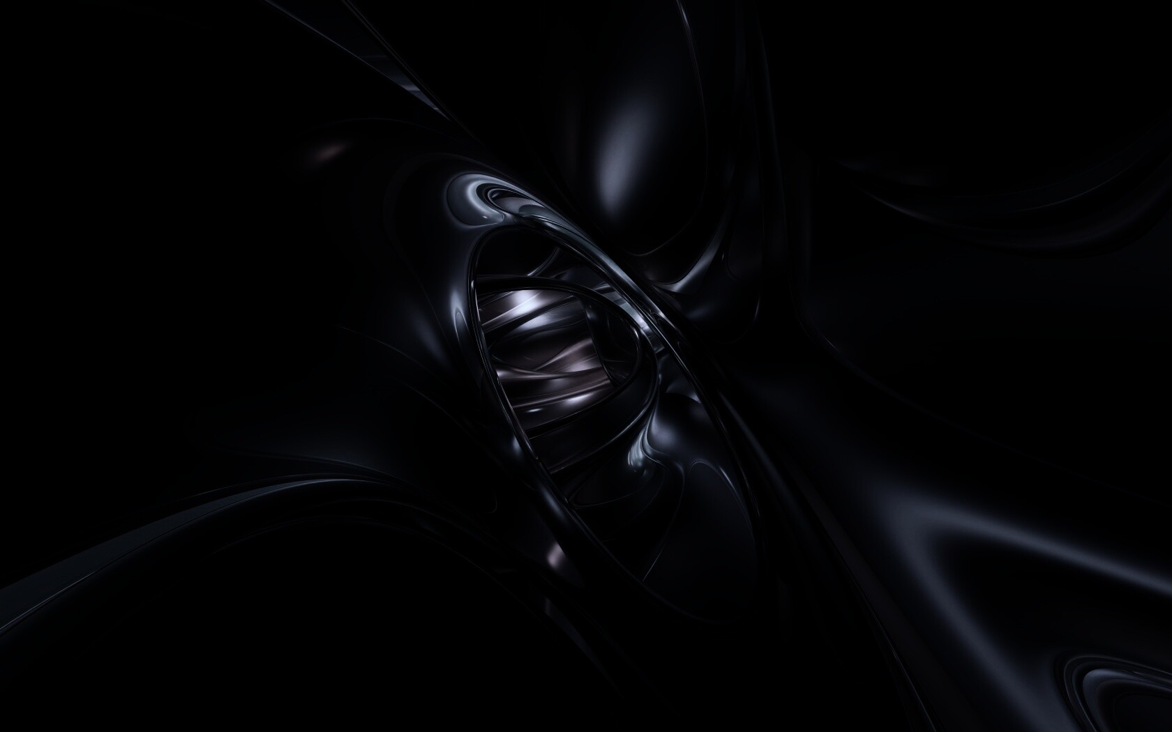 Темная переливчатая абстракция обои