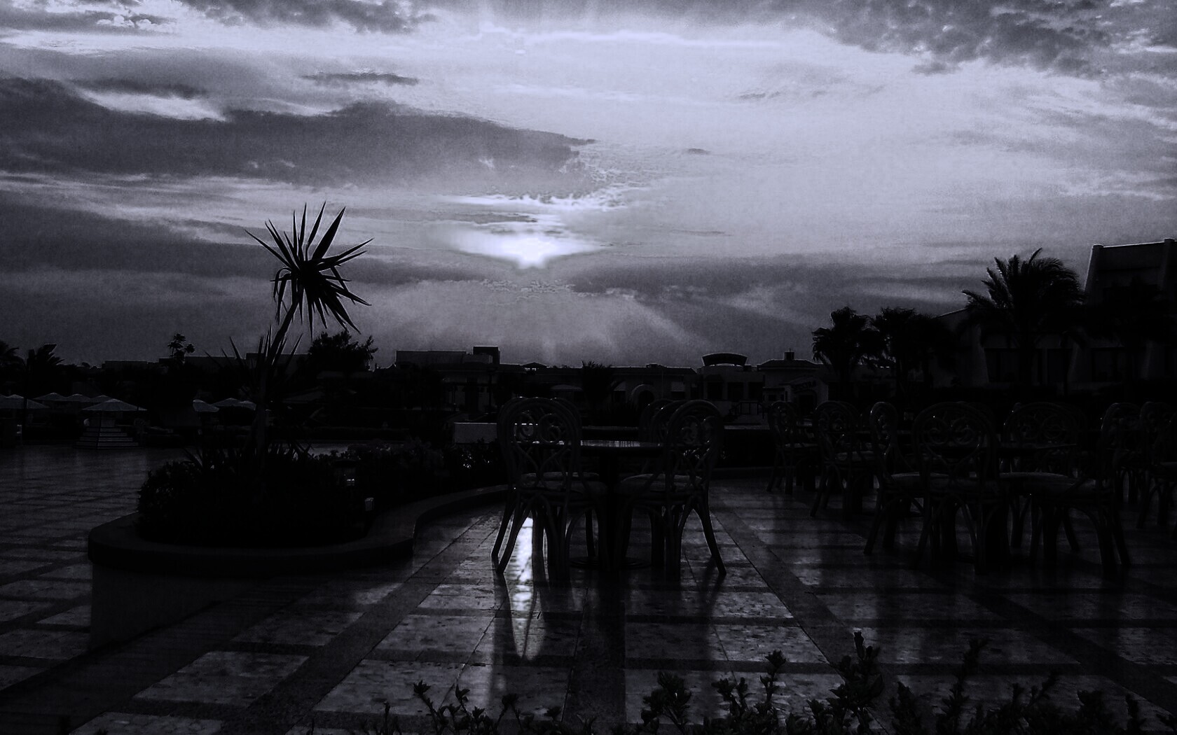 Закат в Хургаде обои