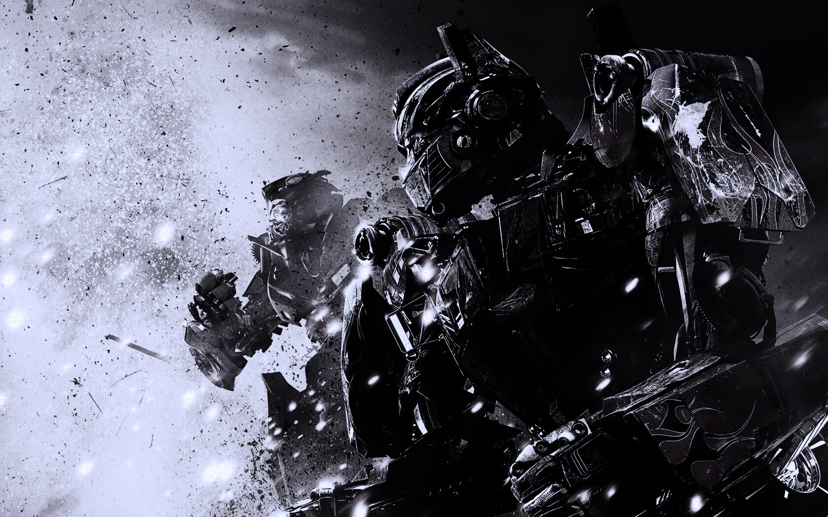 Оптимус Прайм и Бамблби обои