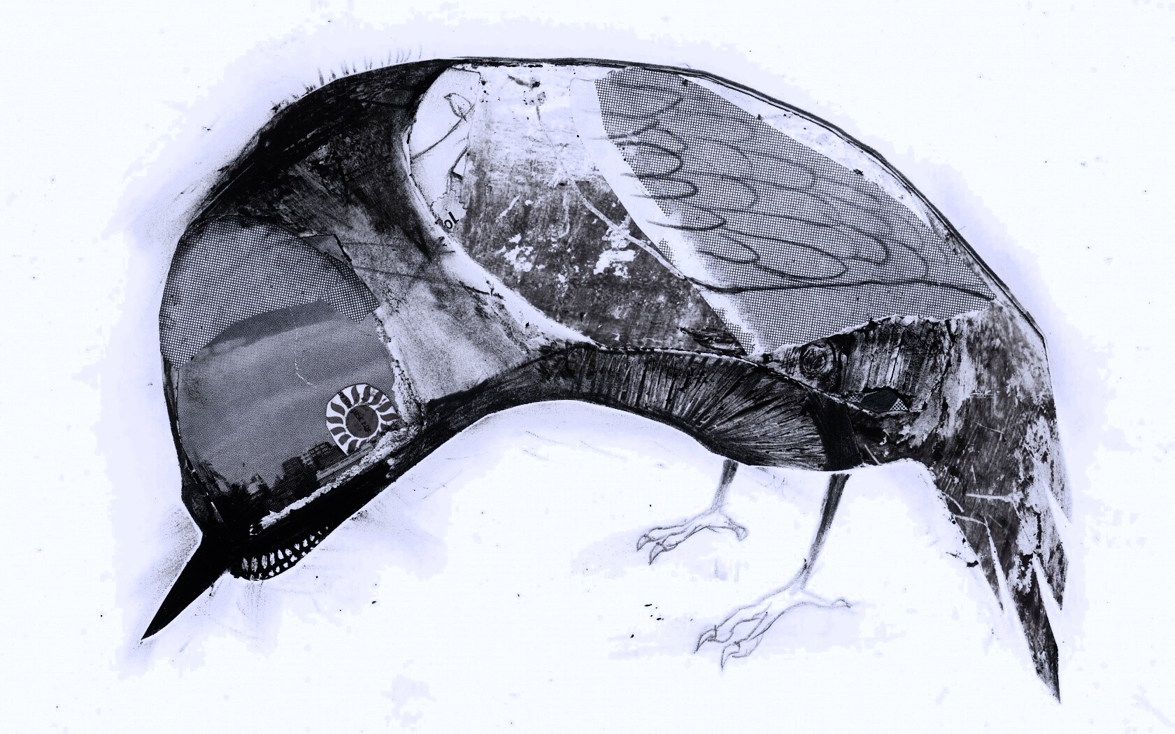 Аппликация Стефана Томпсона "Птица" обои