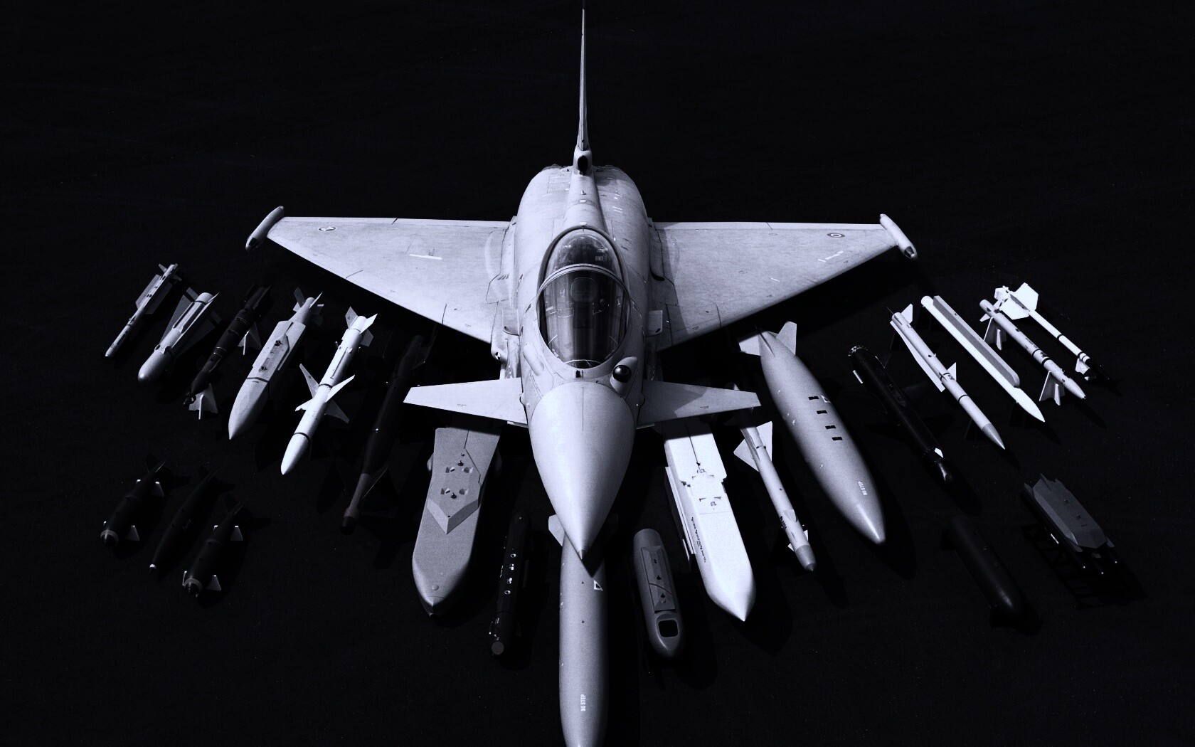 Истребитель и состовляющие обои