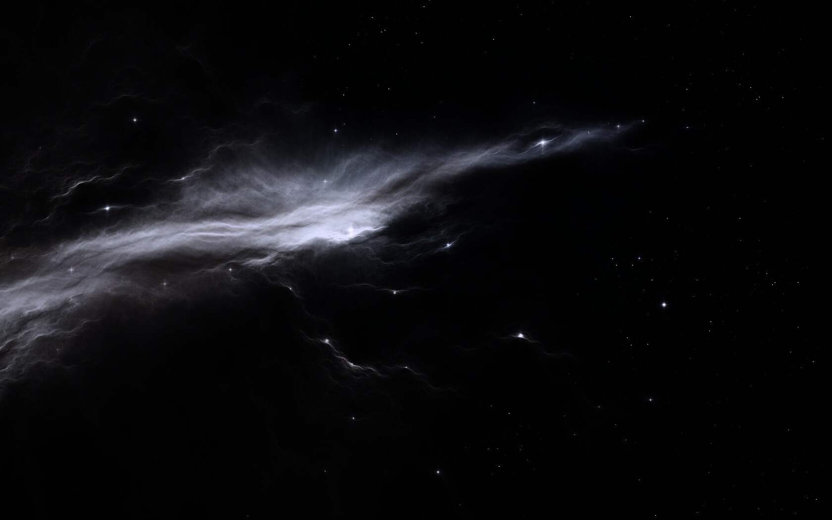 Туманность в глубинах космоса обои