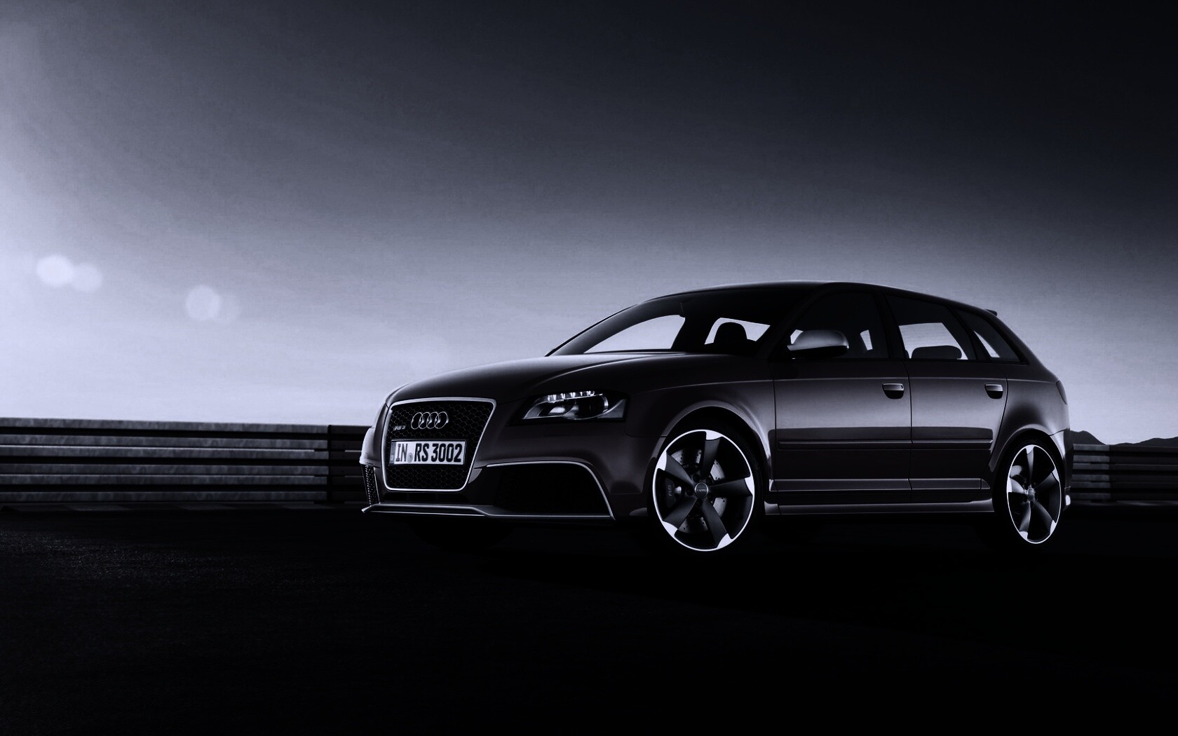 Фотосессия Audi RS3 на треке обои