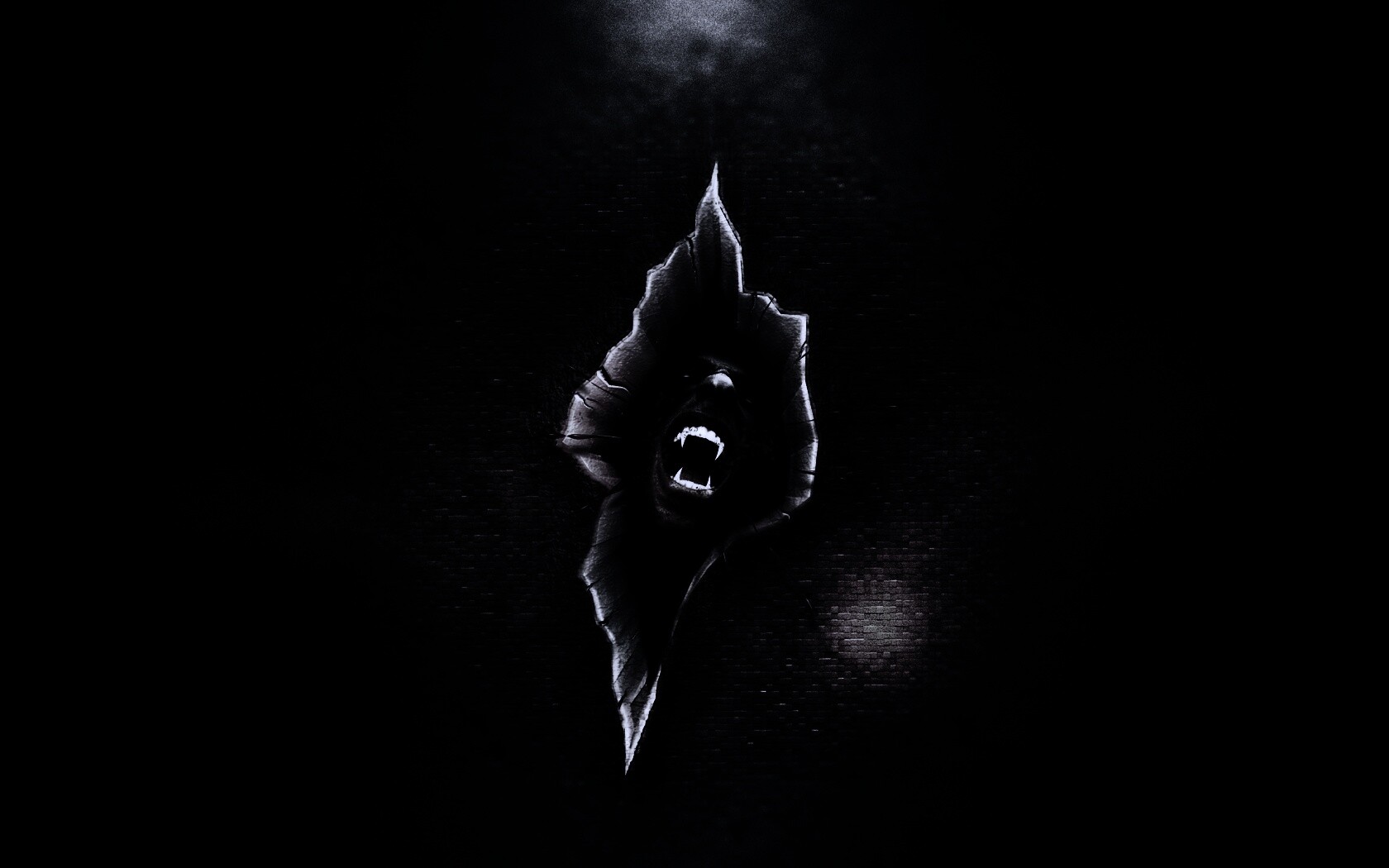 Монстр из ращелины обои