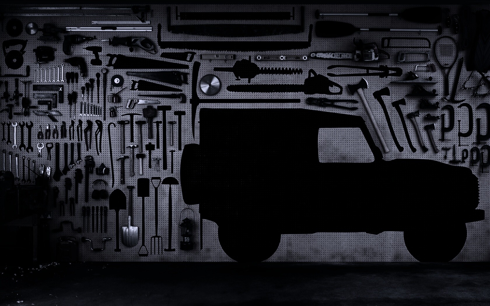 Типичный гараж обои