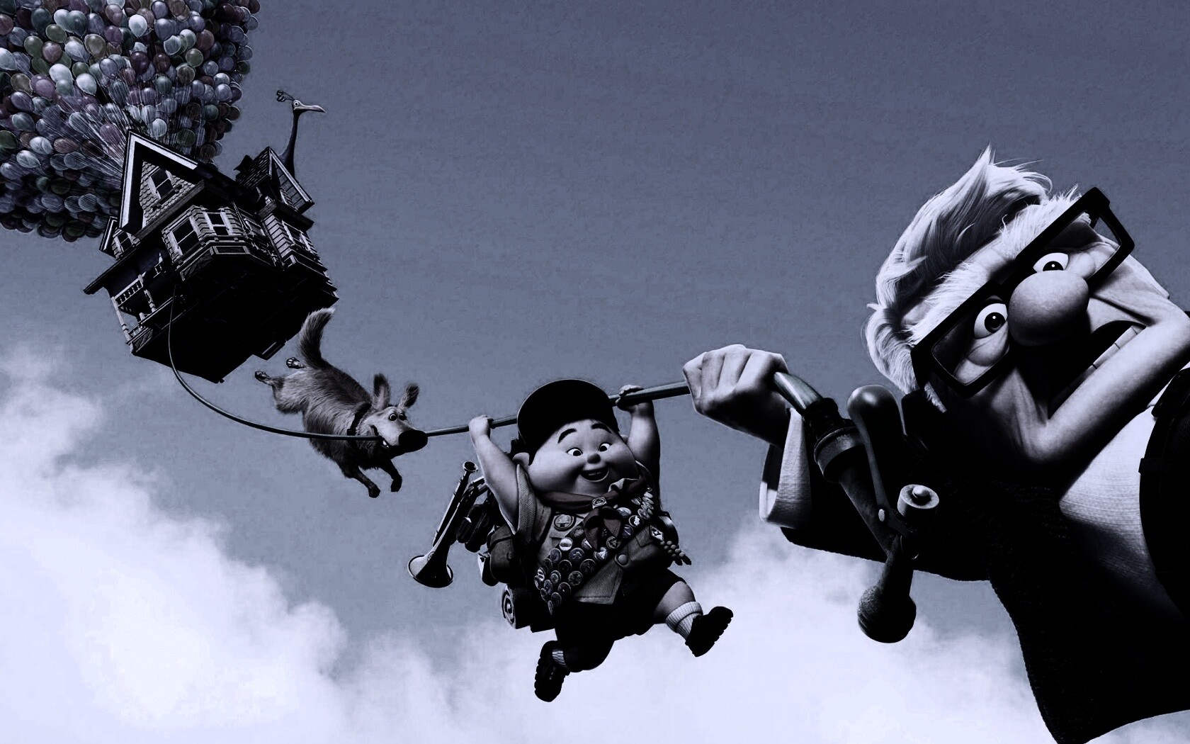 Персонажи мультфильма Up обои