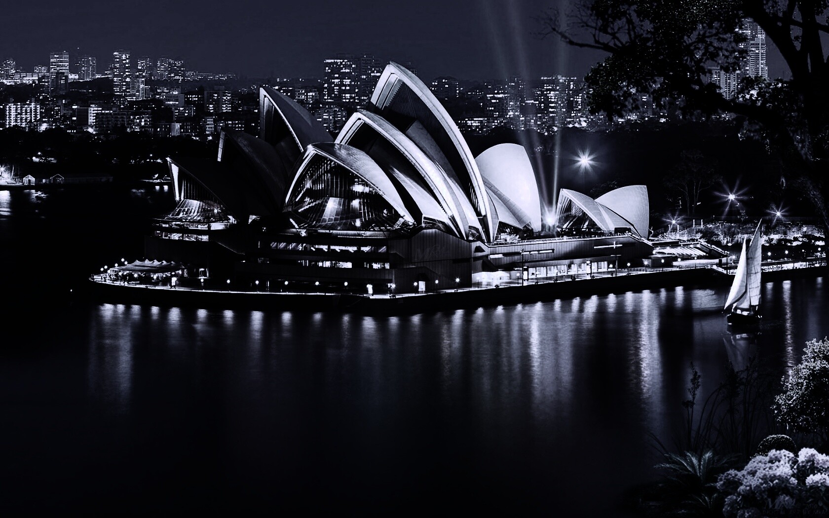 Здание оперного театра в Сиднее обои