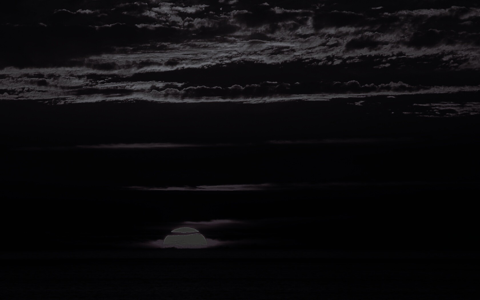 Закат в море обои