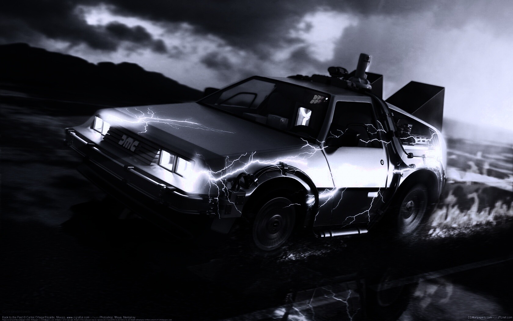 Машина времени обои