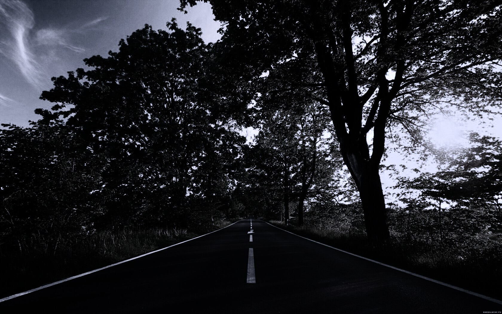 Прямая дорога обои