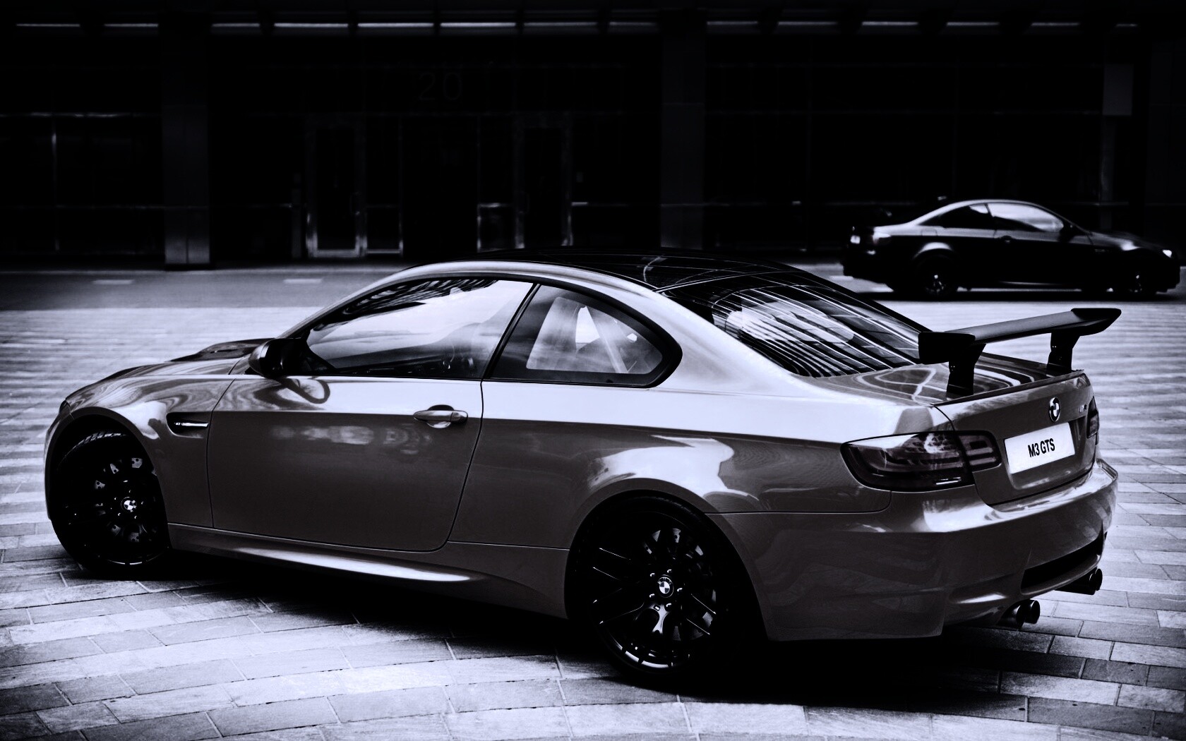 Оранжевый BMW M3 обои