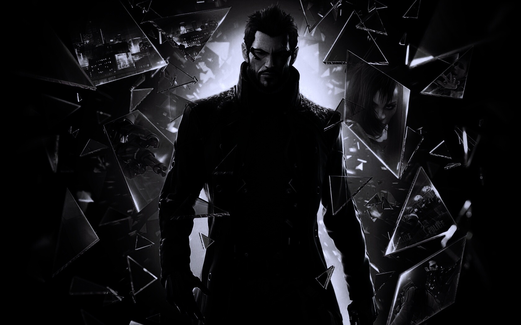 Адам Дженсен из Deus Ex : Human Revolution обои