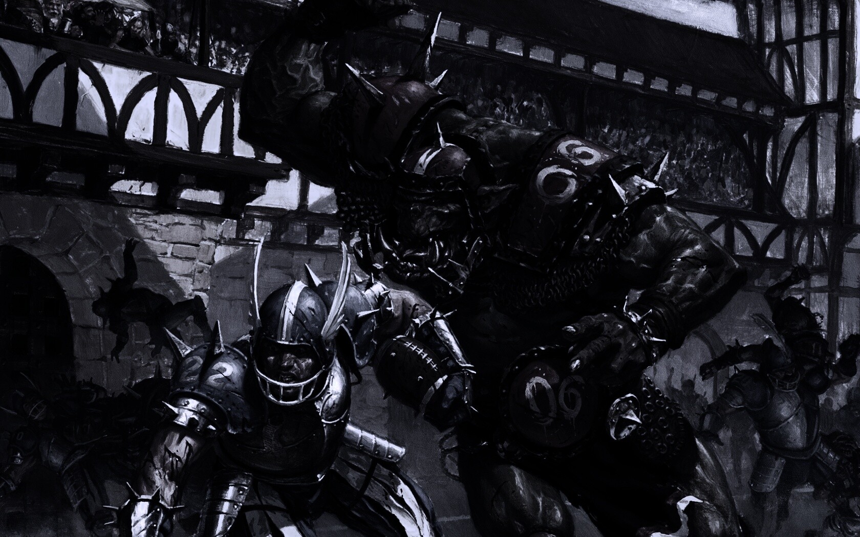 Игра людей и орков обои