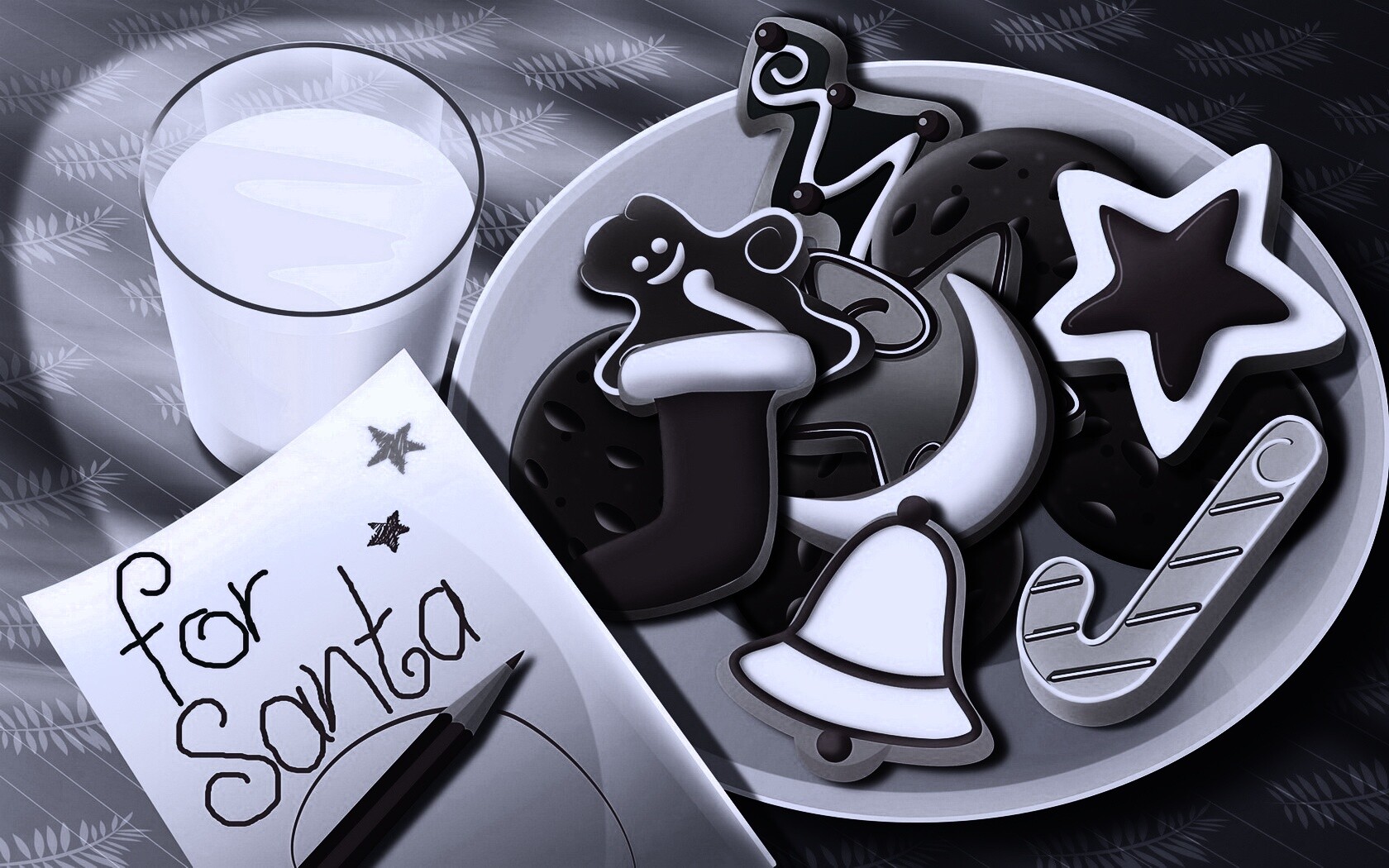 Сладости для санты обои