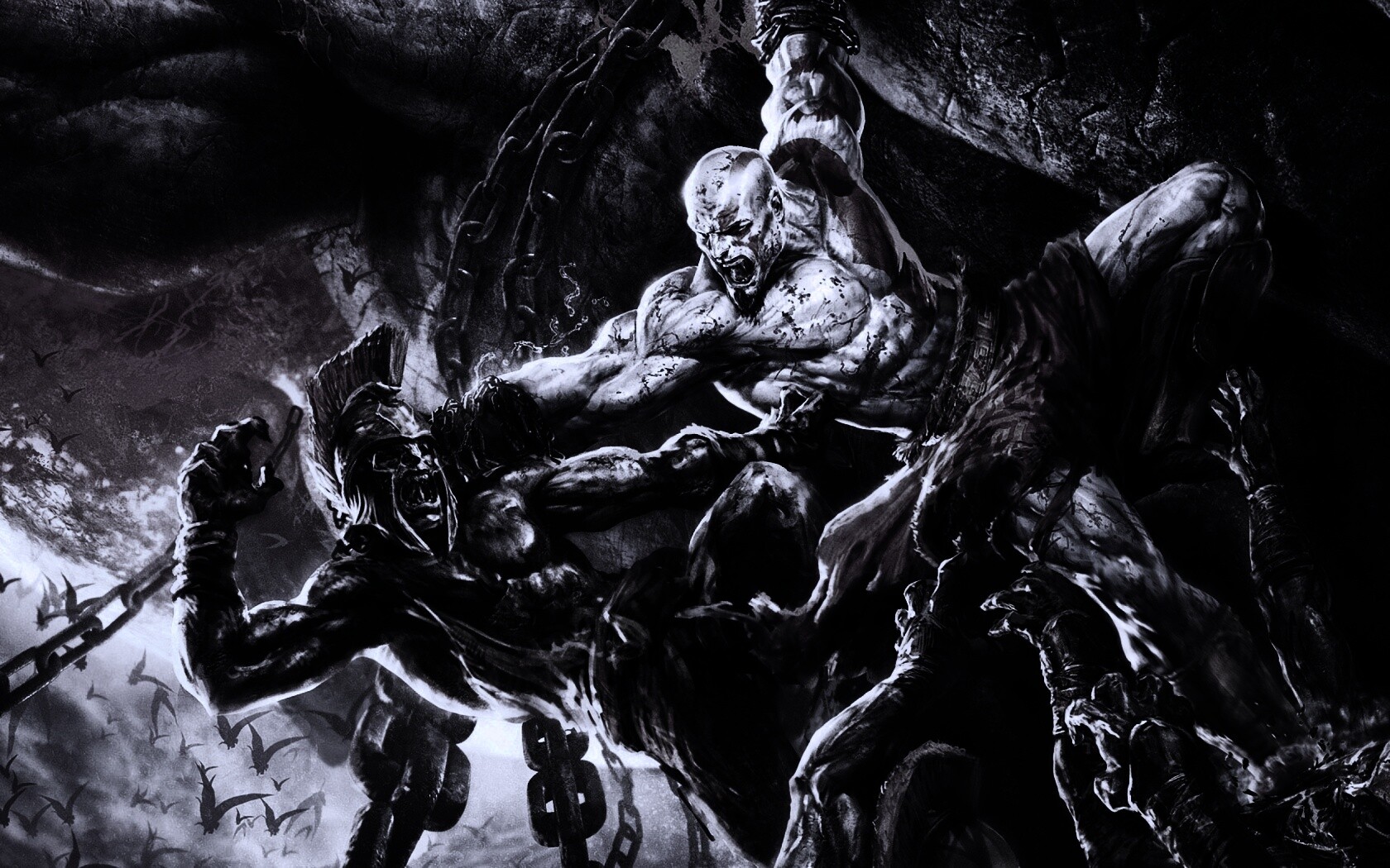 Бог войны обои