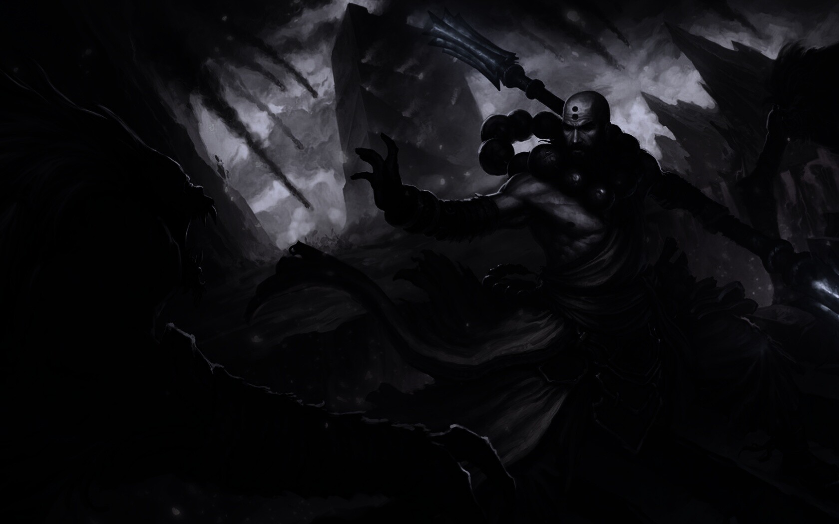 Монах из Diablo 3 обои