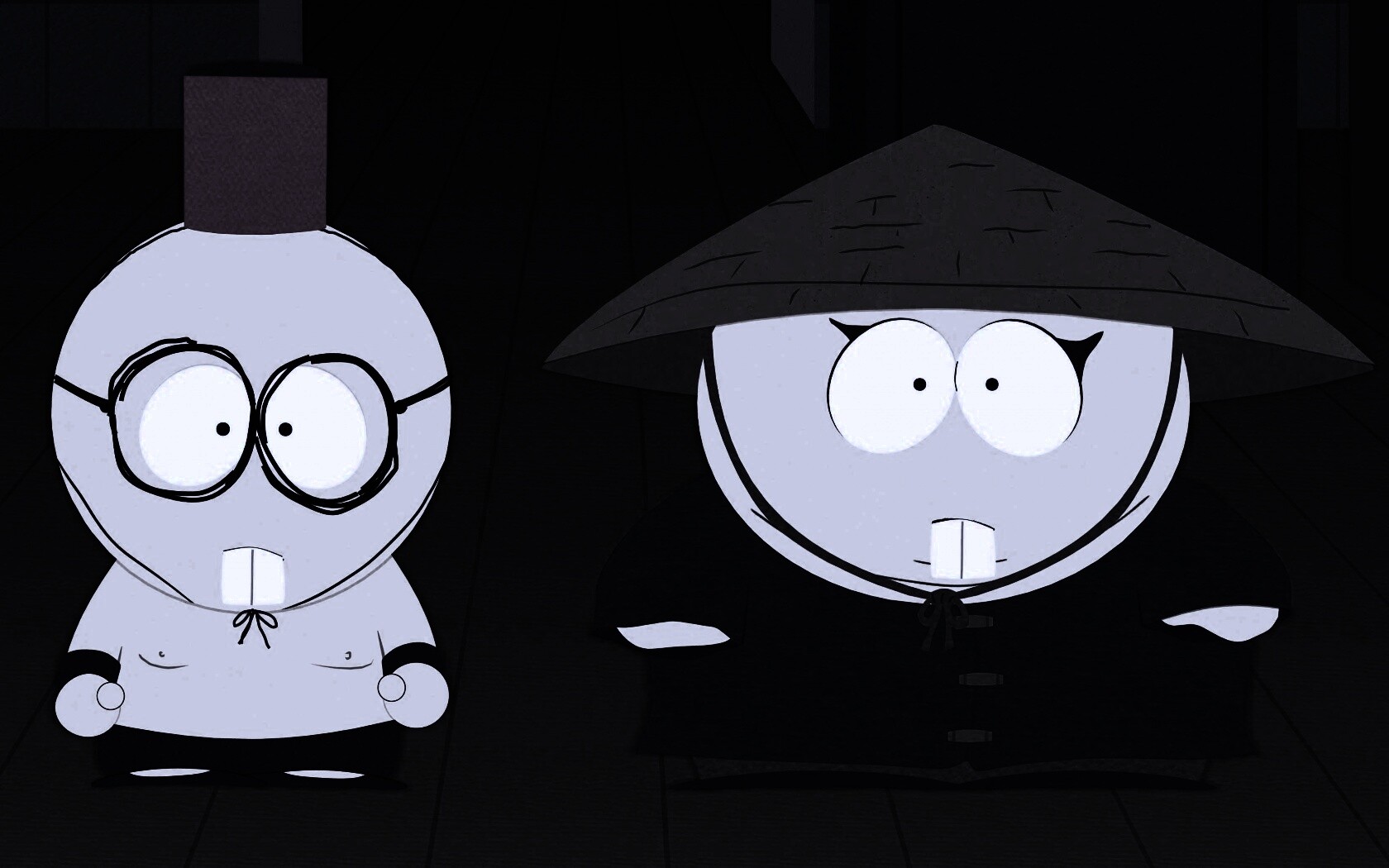 Баттерс Стотч и Эрик Картман в Китайской проблеме обои