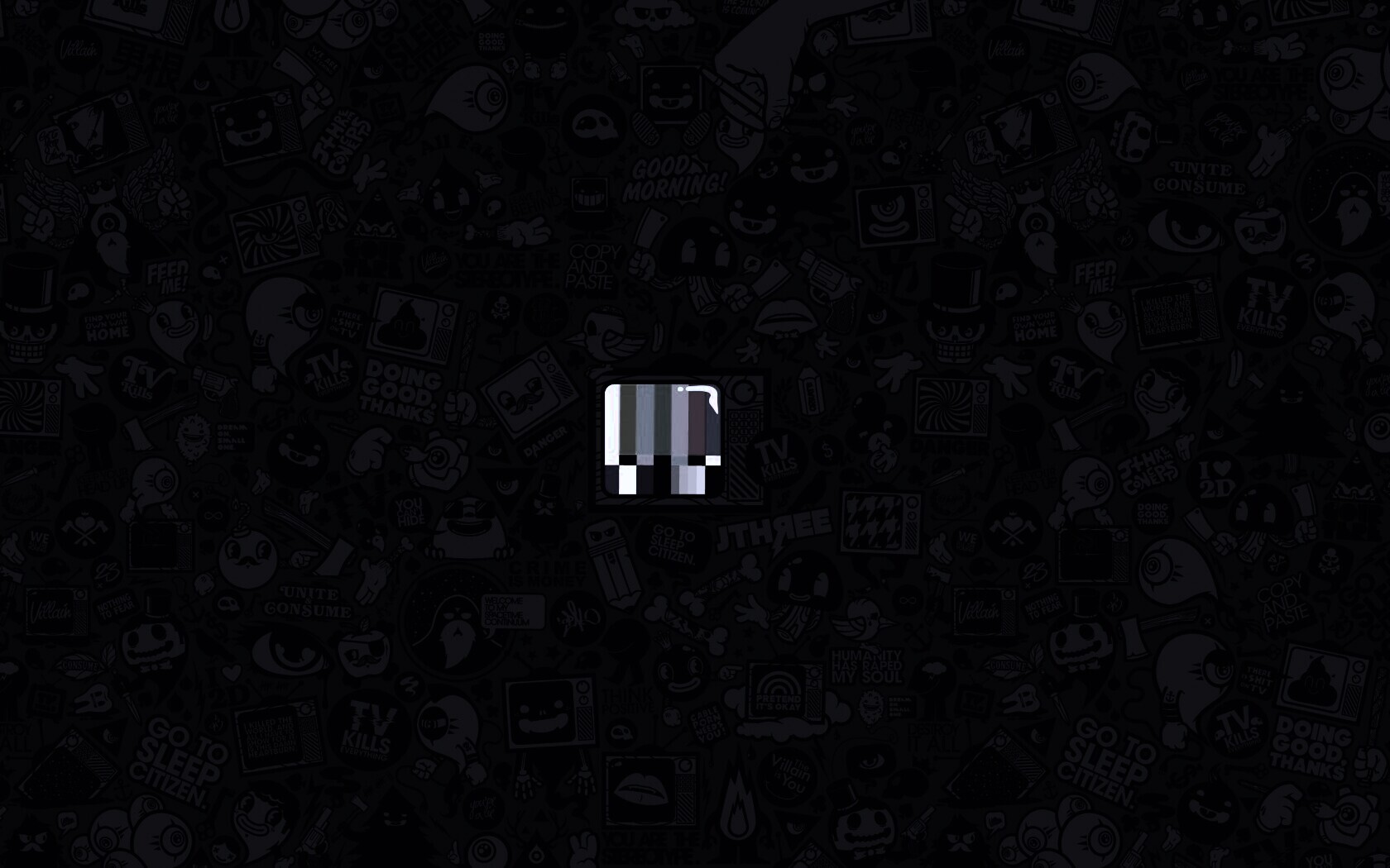 Телевидение убивает всё! обои