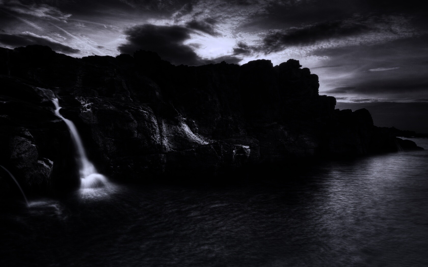 Прибрежные скалы обои