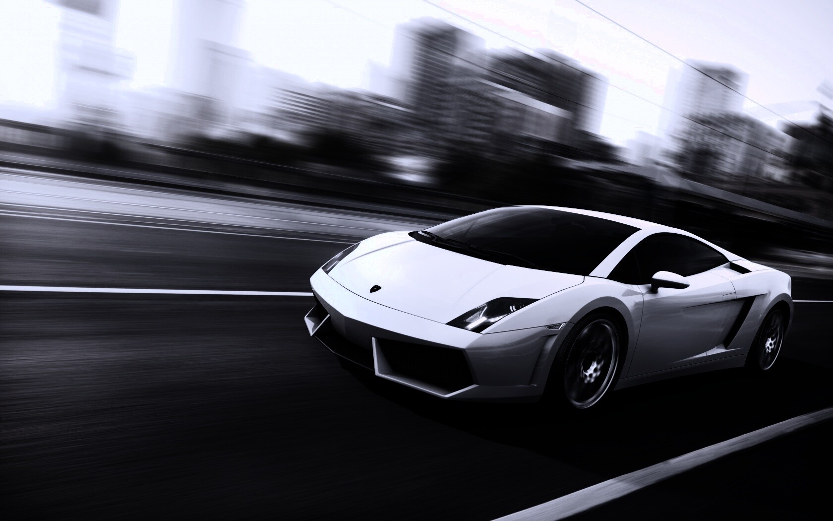Серый Ламборджини обои