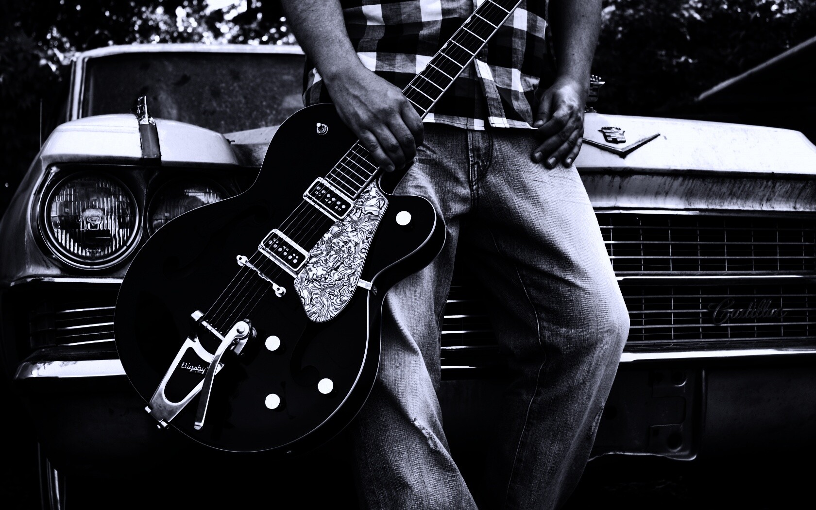 Gretsch и Cadillac обои