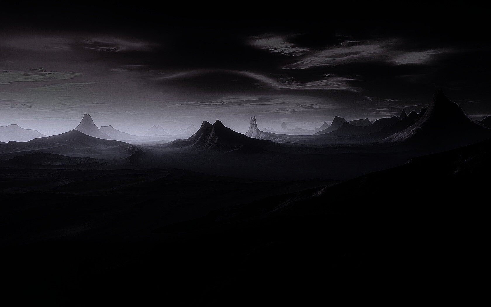 Инопланетный ландшафт обои