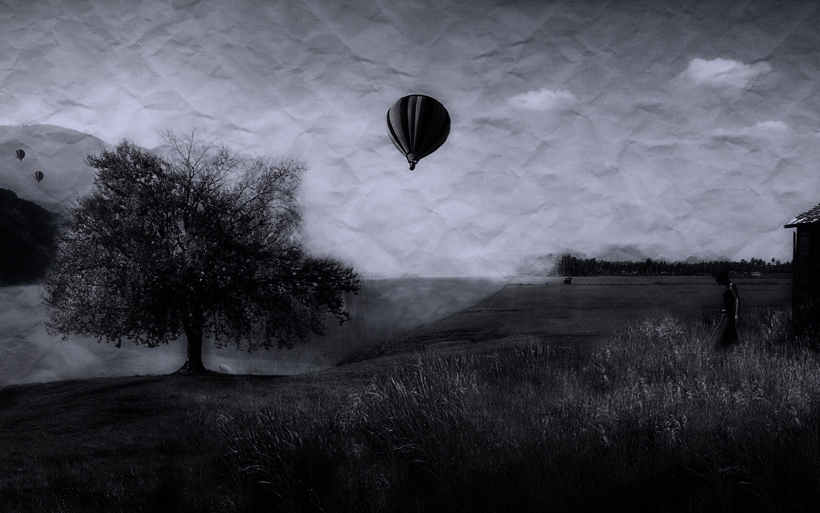 Умиротворенный коллаж обои