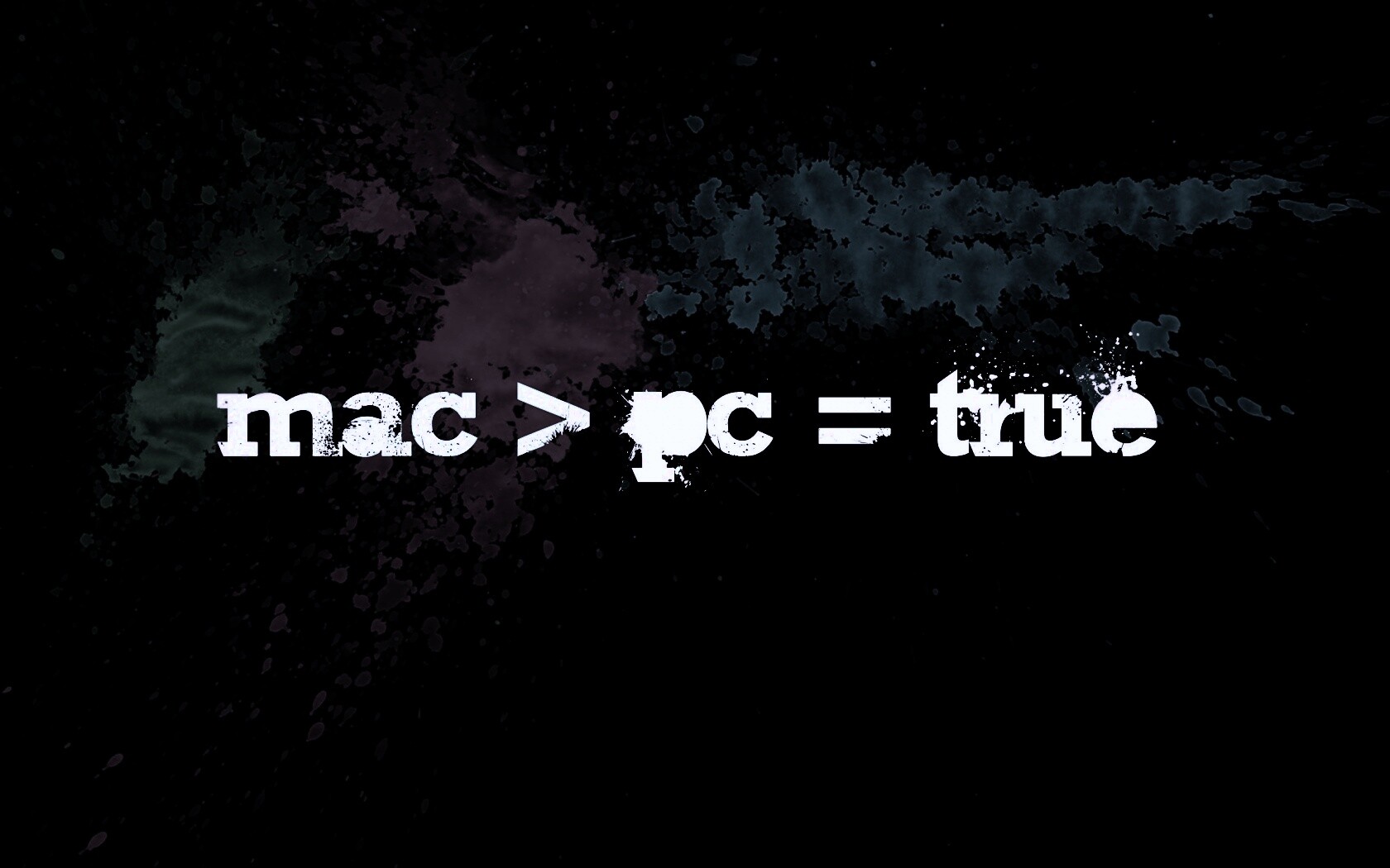 Mac лучше Pc обои
