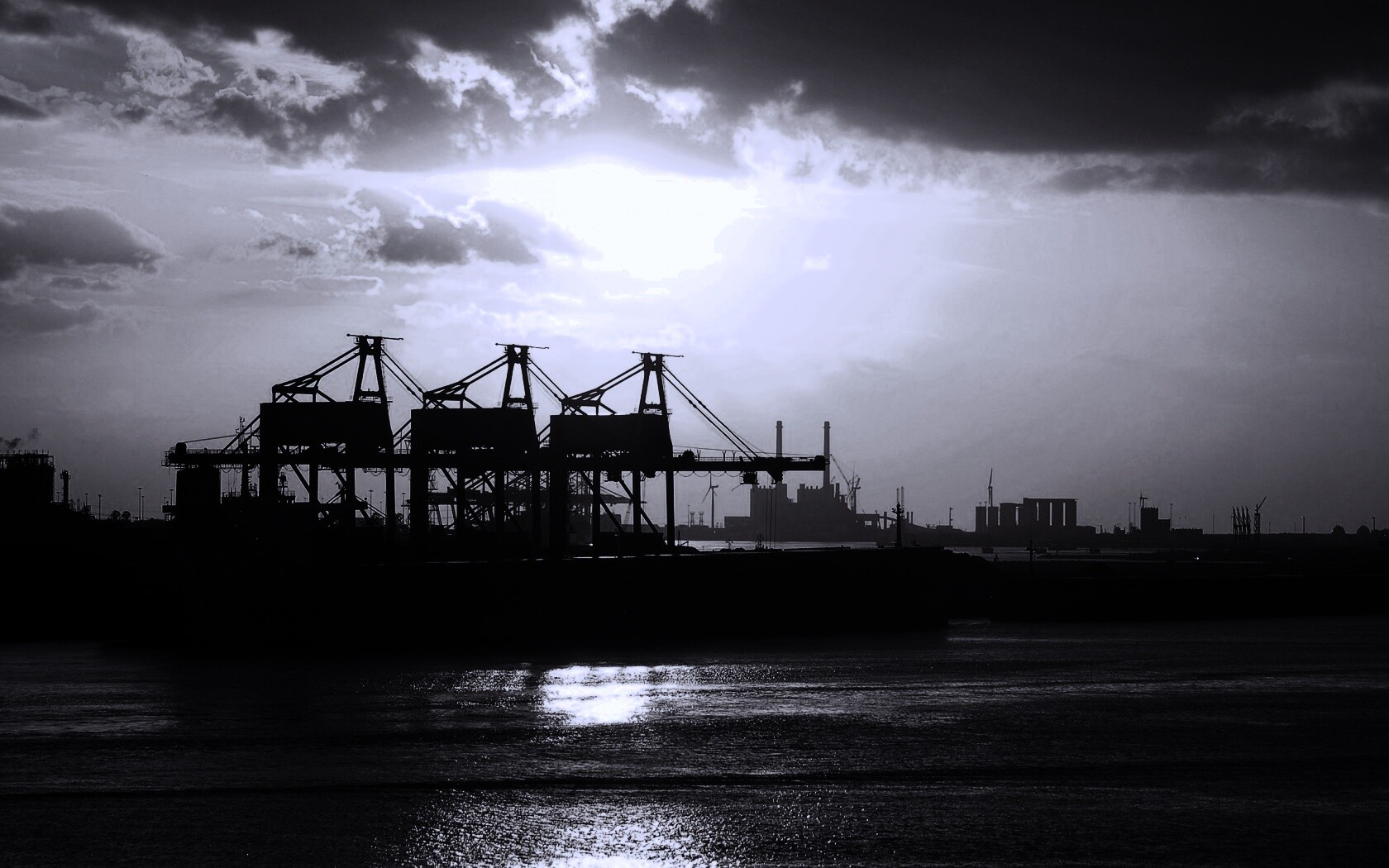 Грузовой порт обои