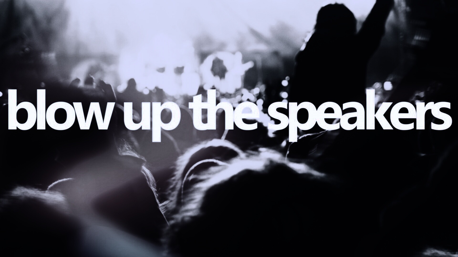 Blow up the speakers обои