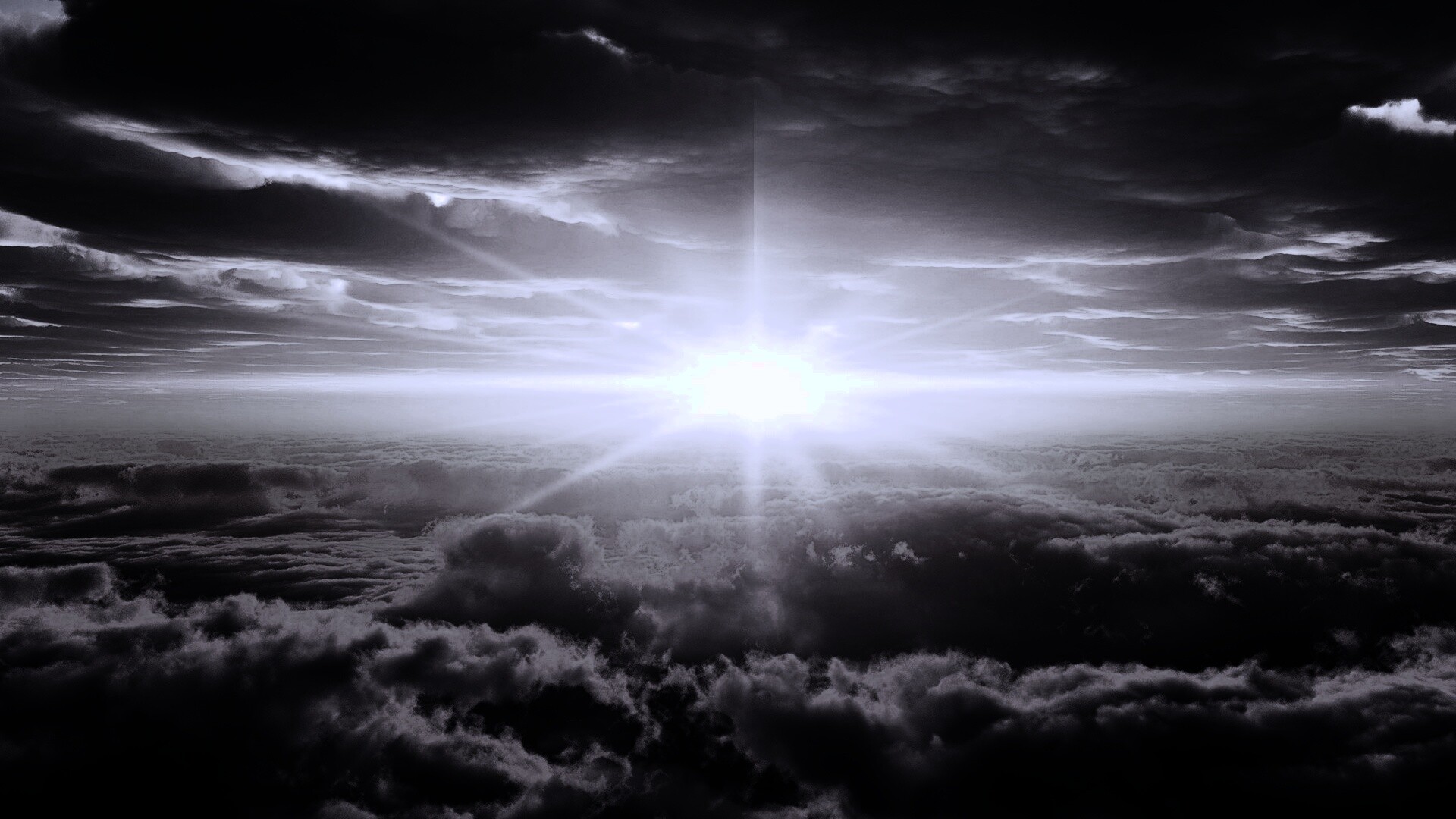 Небеса и солнце обои