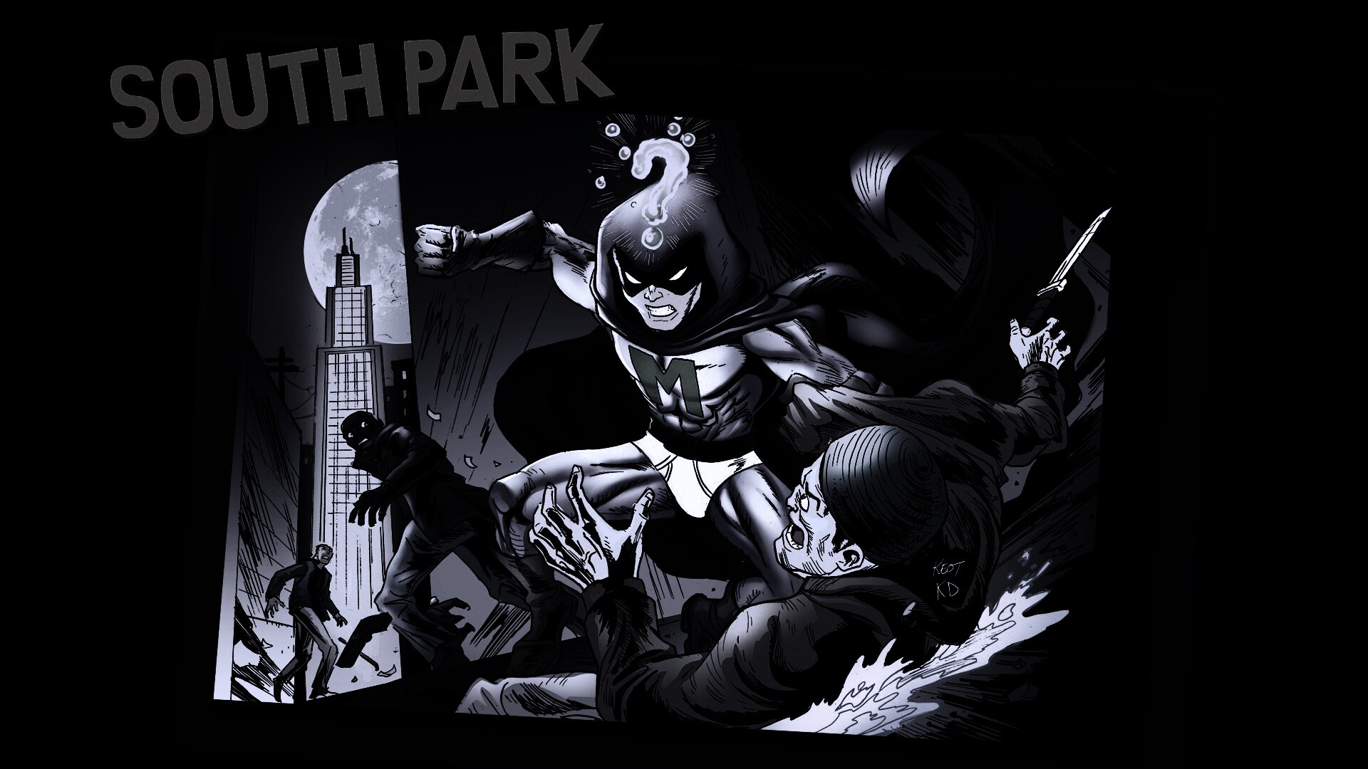 Комикс про Мистериона обои