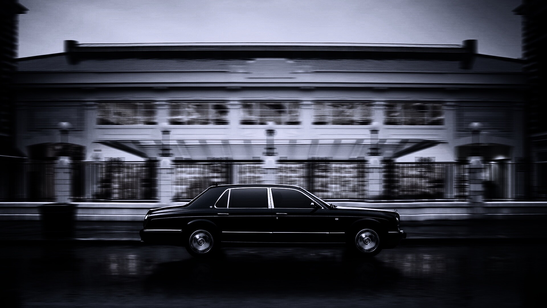 Бентли в городе обои