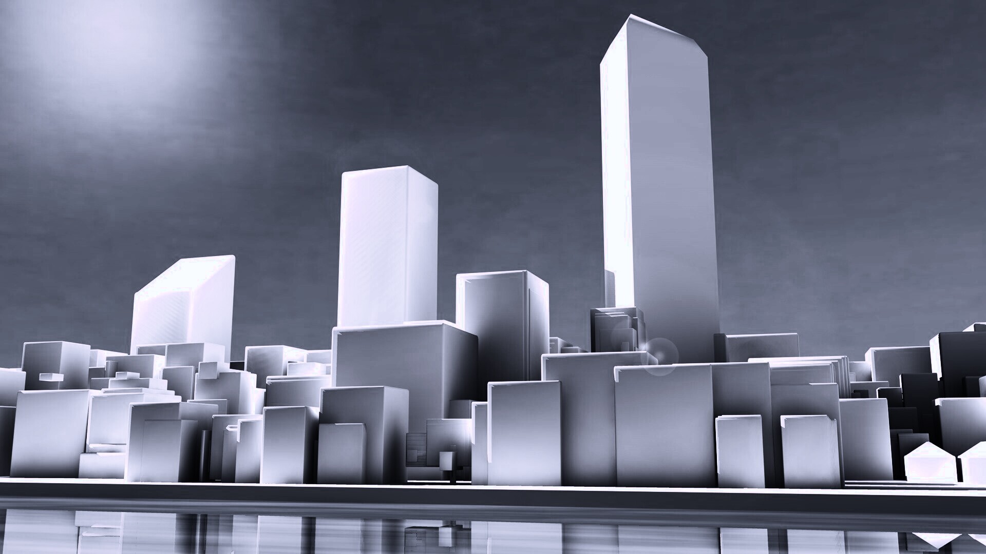 Картонный город обои