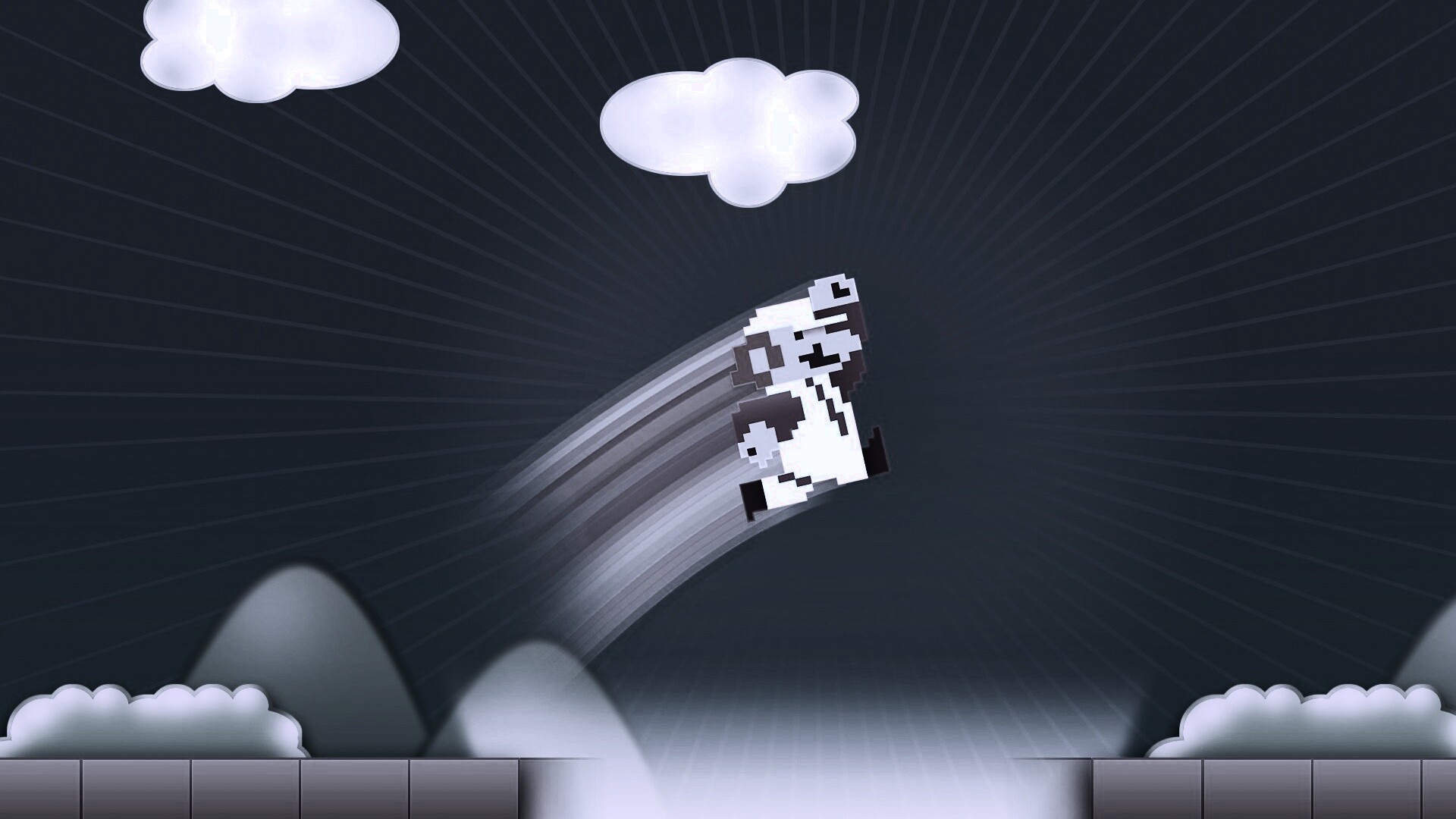 Прыжок Марио обои