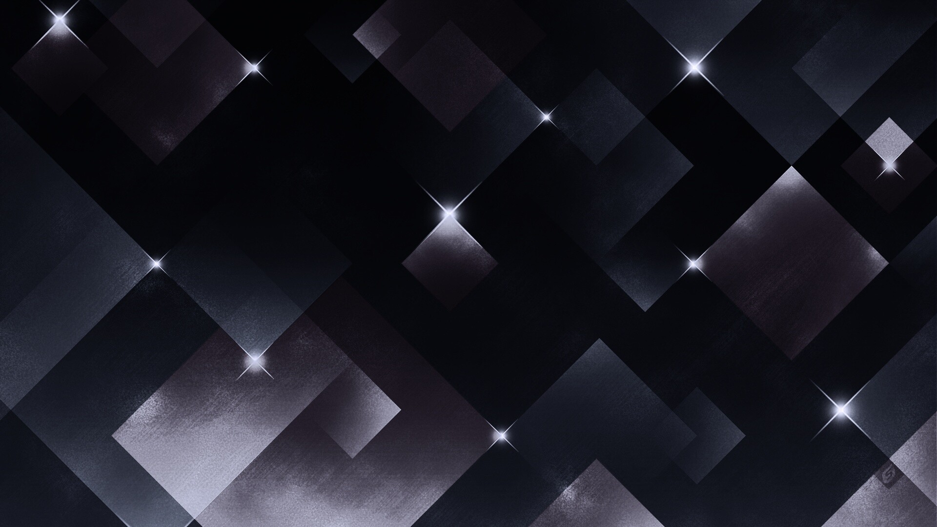 Красные и синие ромбы обои