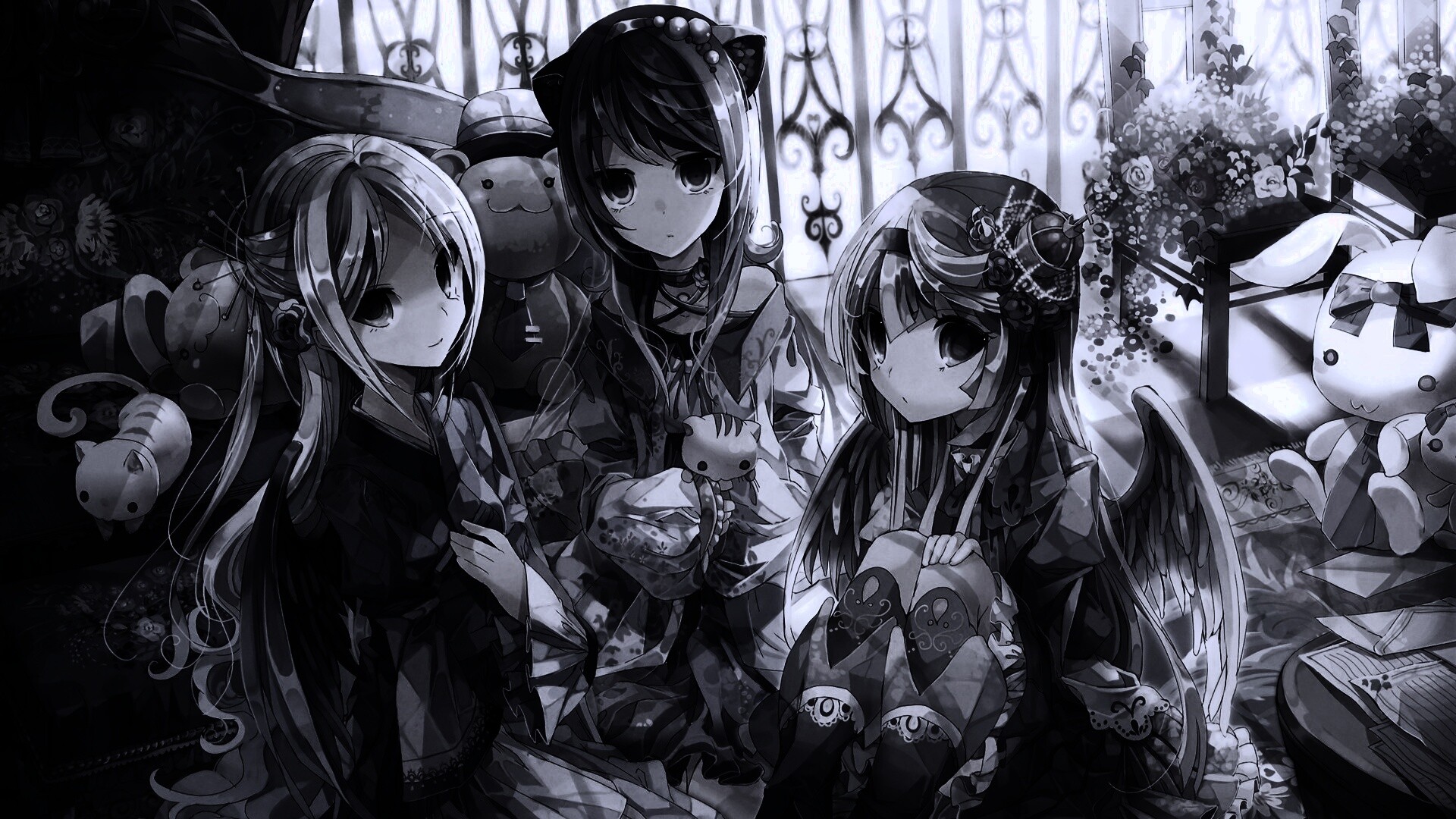 Три лоли обои