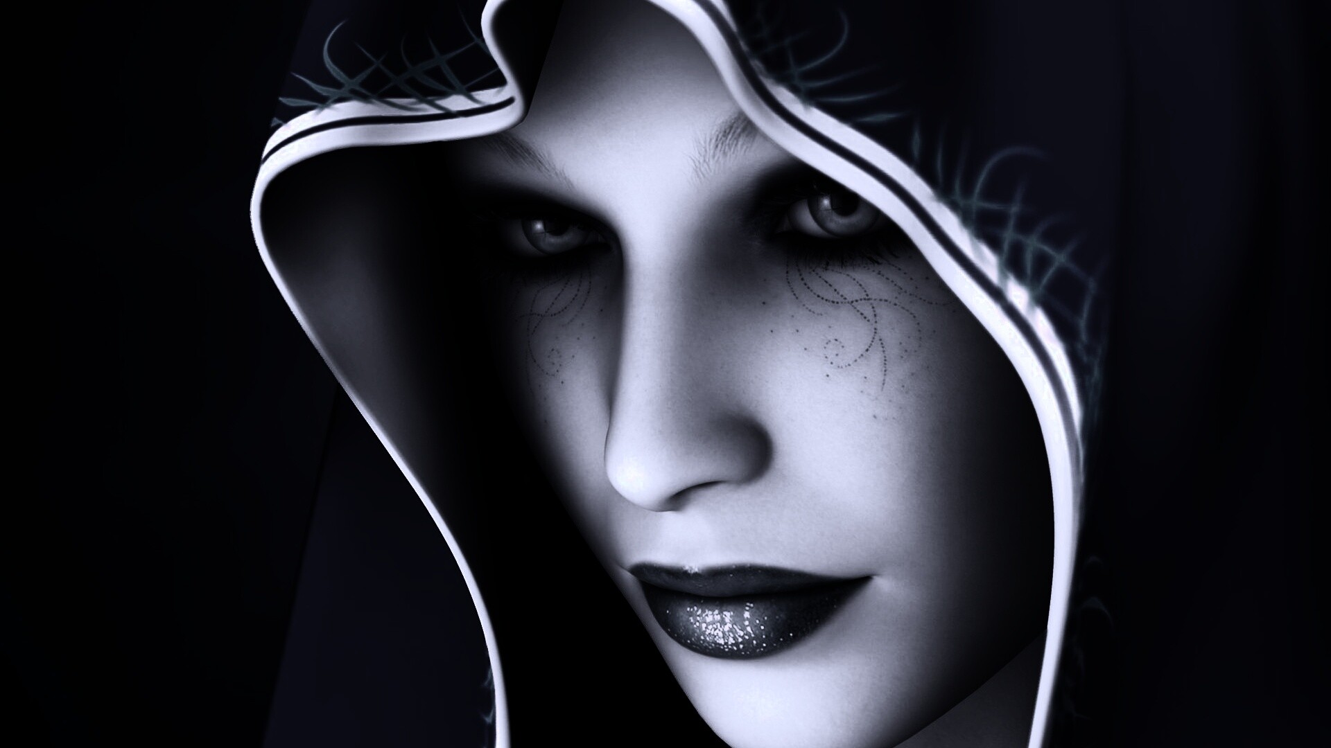 Магичка в капюшоне обои