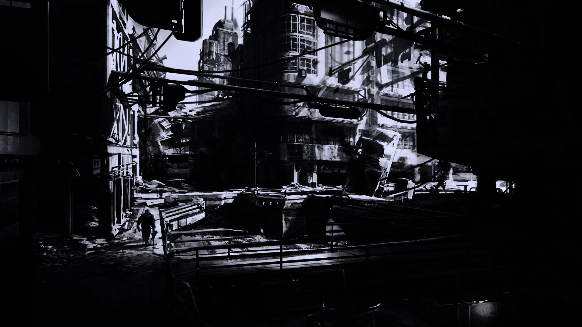 Локация из Fallout 3 обои