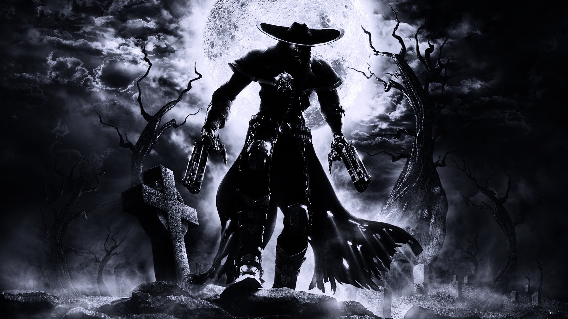 Мертвец с пистолетами обои