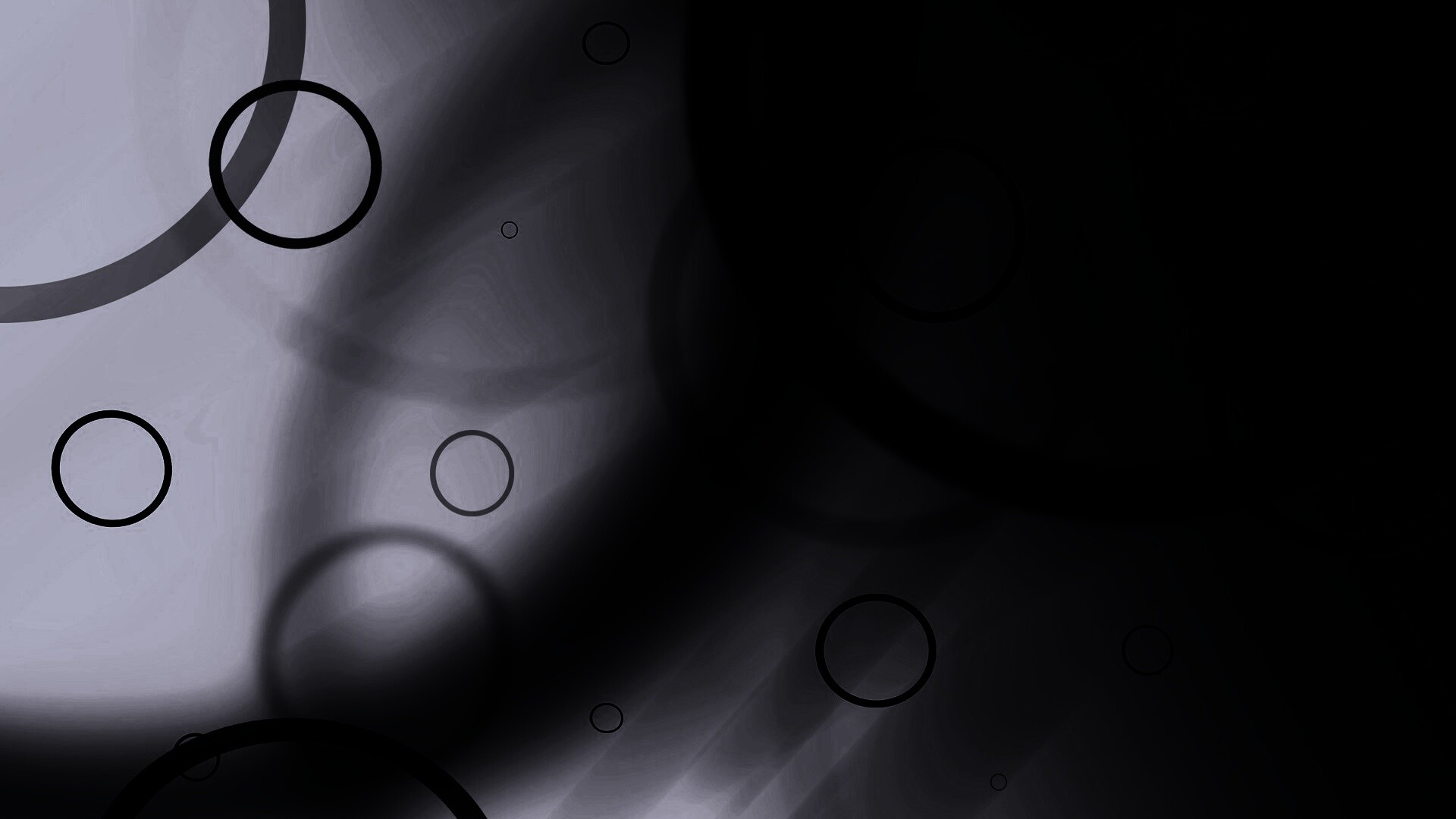 Черные кольца обои