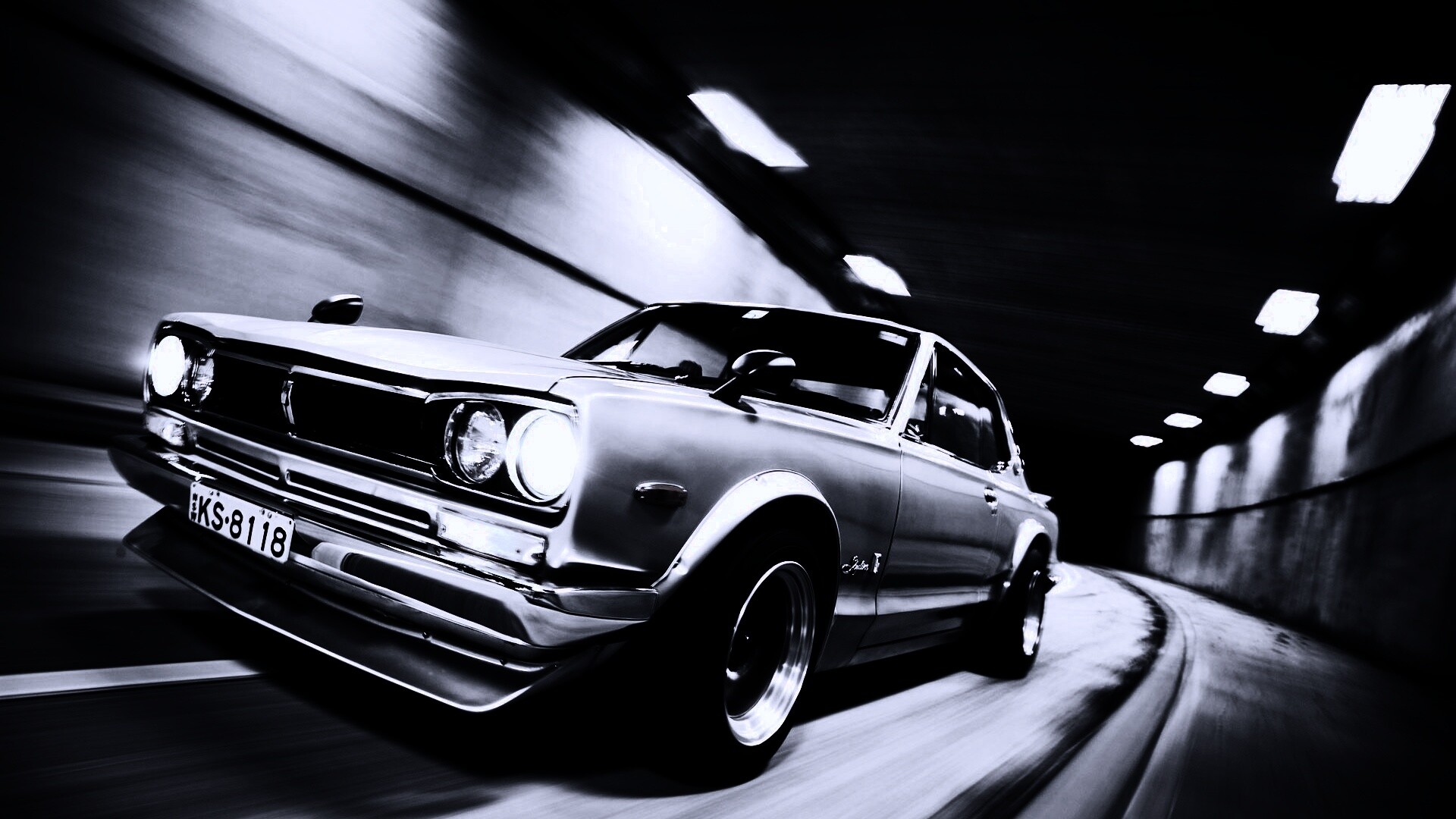 Авто в тоннеле обои