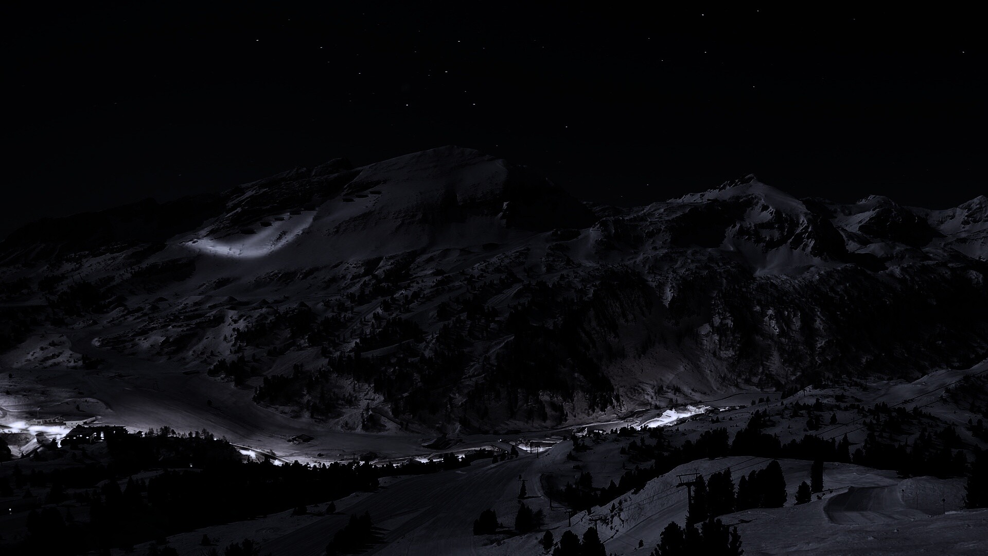 Горнолыжный курорт обои