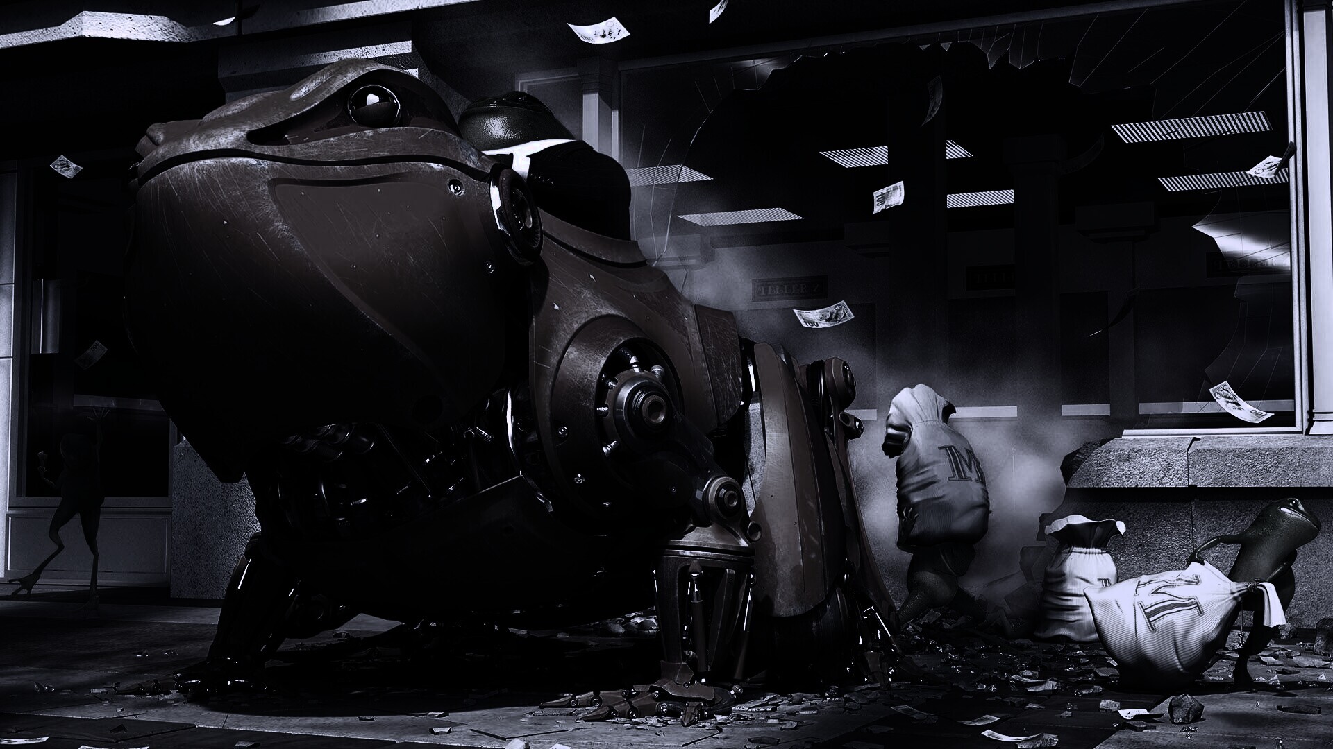 Боевой робот-жаба обои