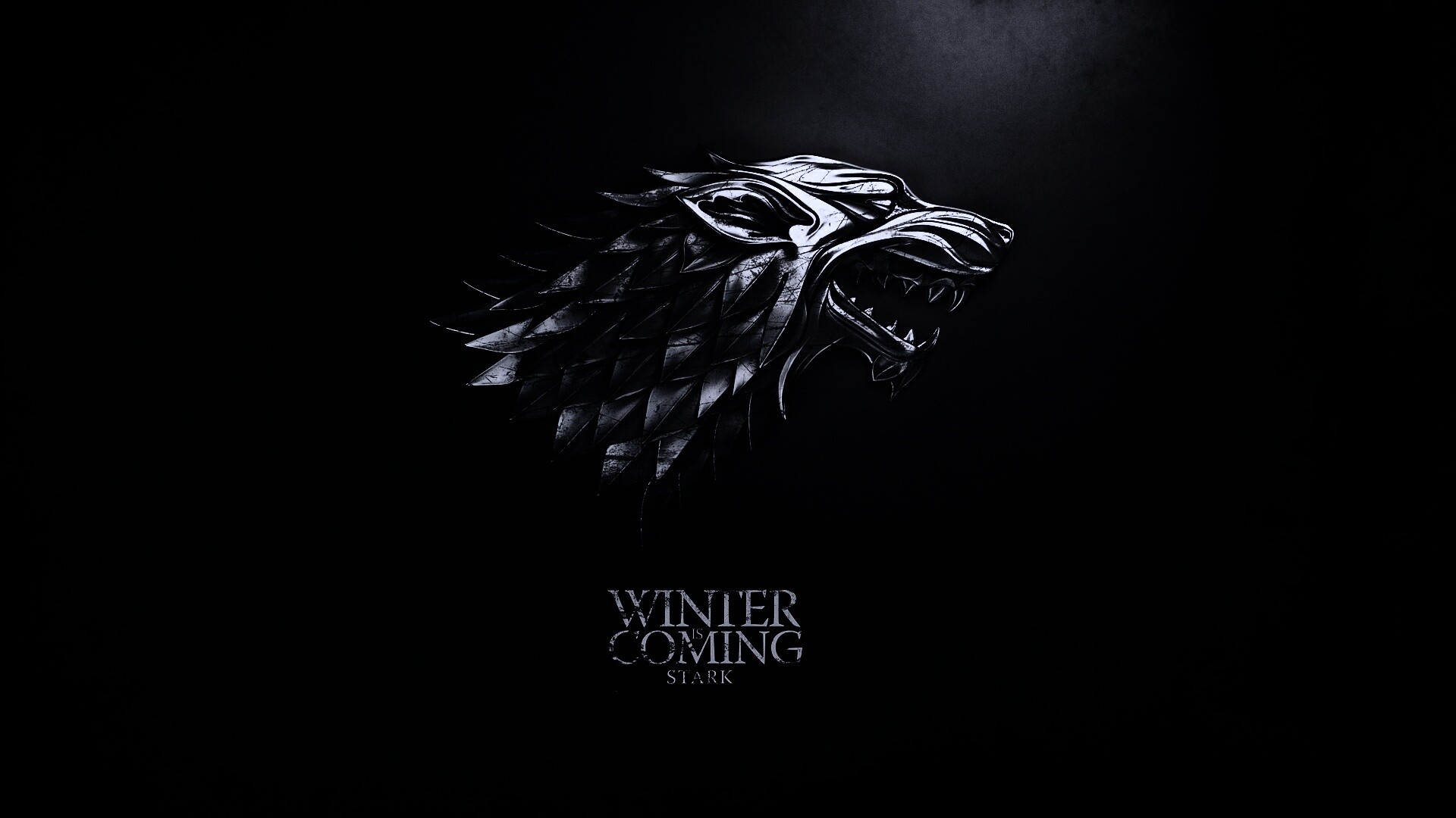 Металлический герб дома Старков обои