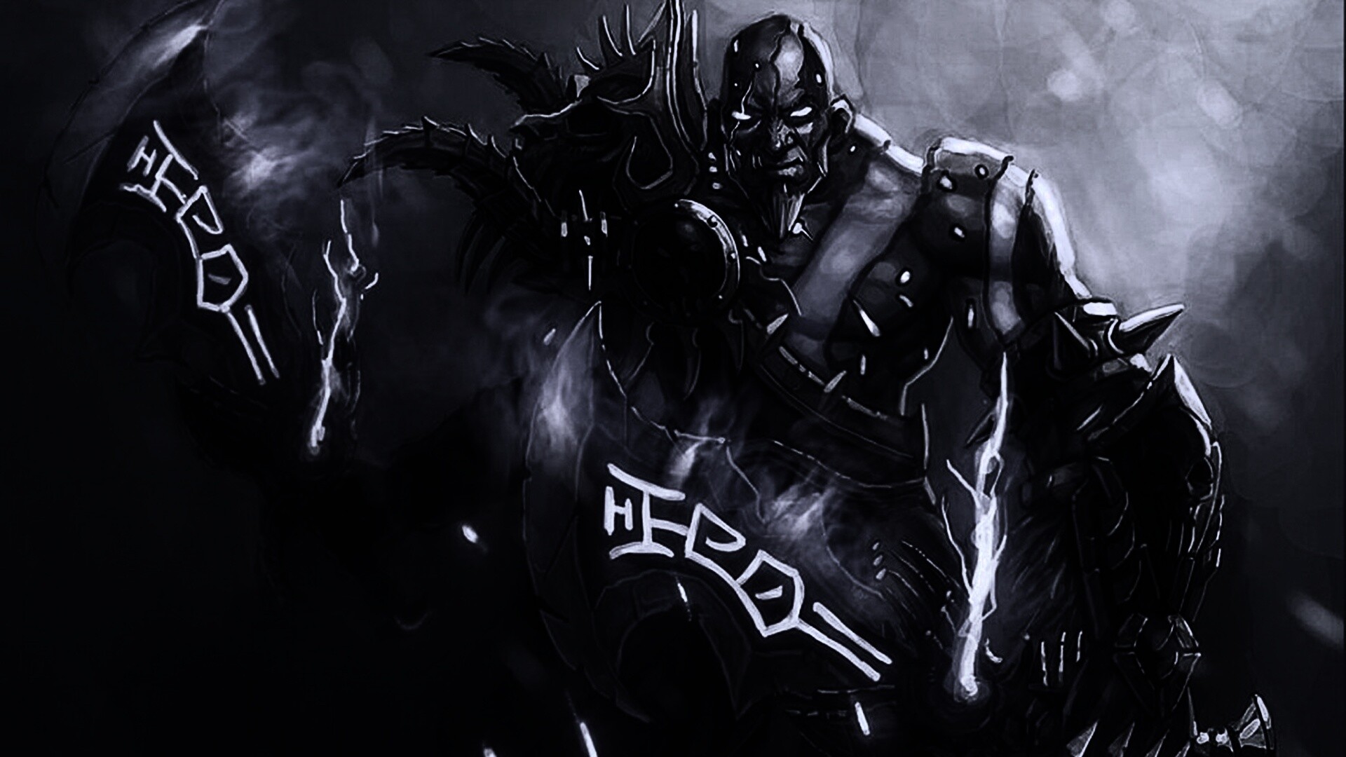 Андед с топорами обои