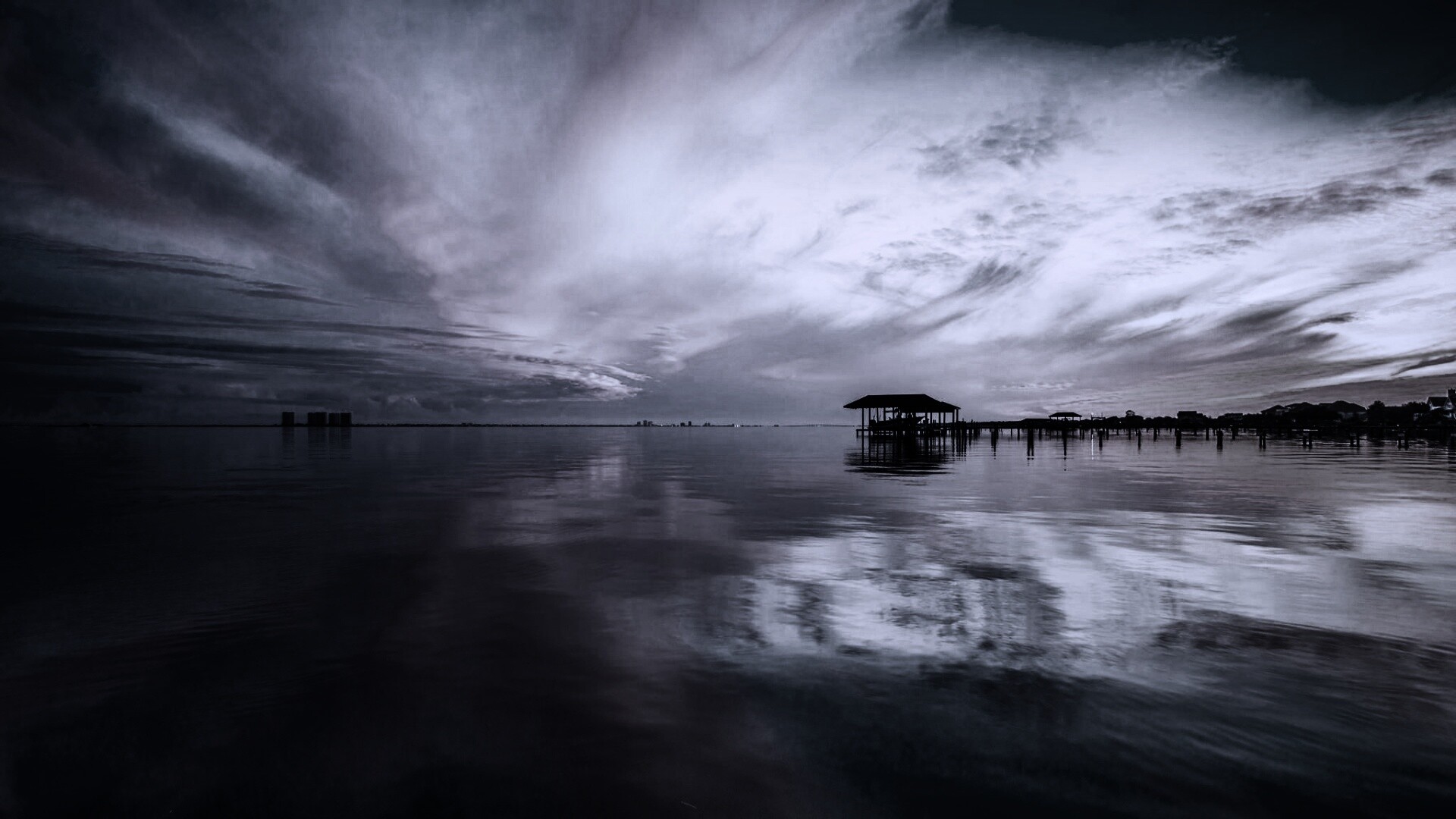 Прекрасный океанский закат обои