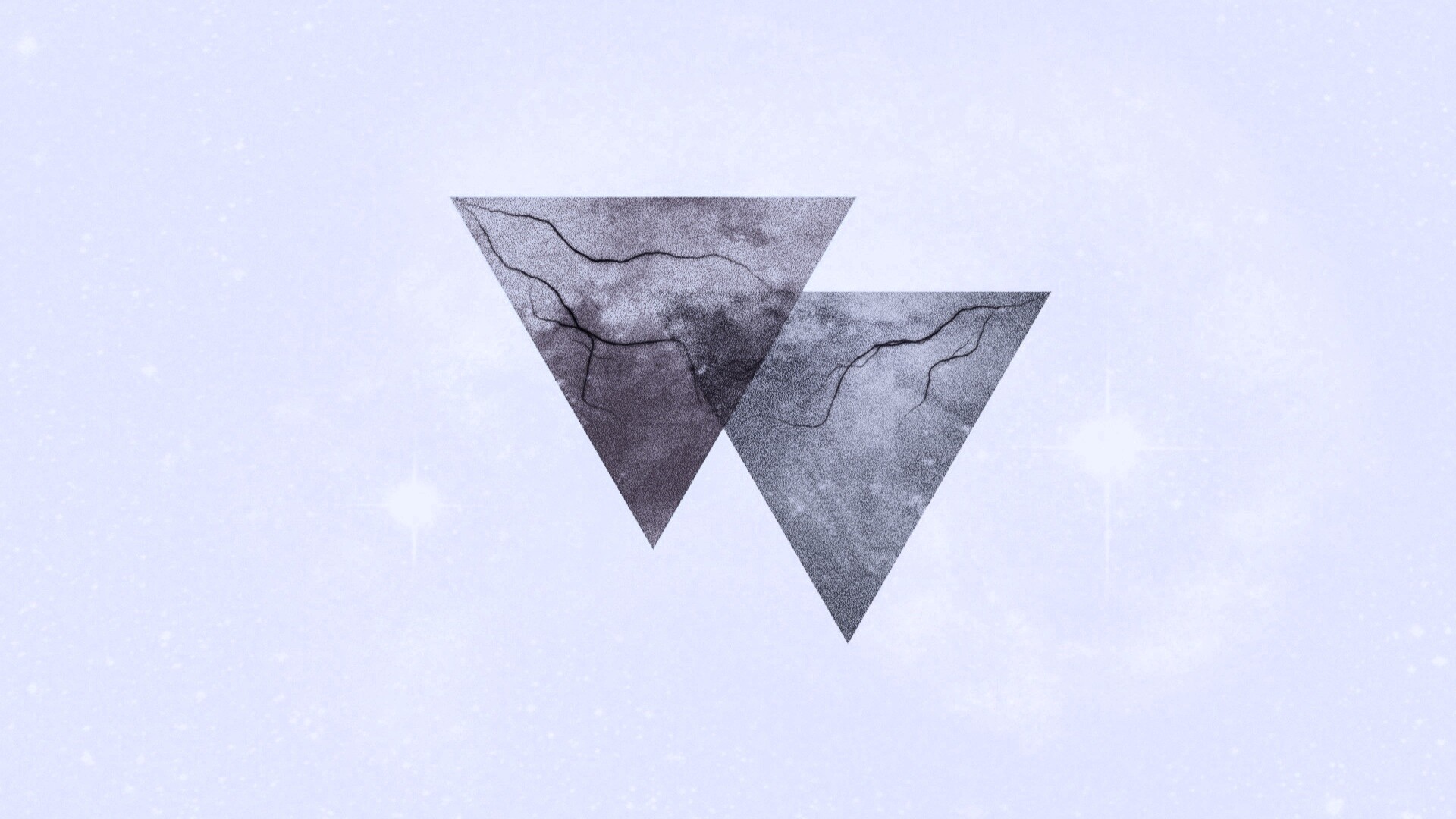 Минималистичные треугольники обои