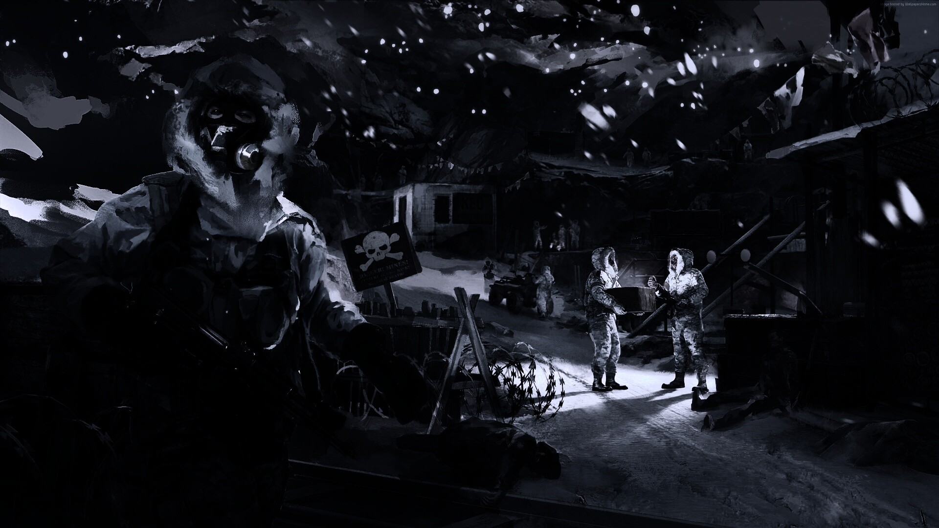 Снежно и опасно обои